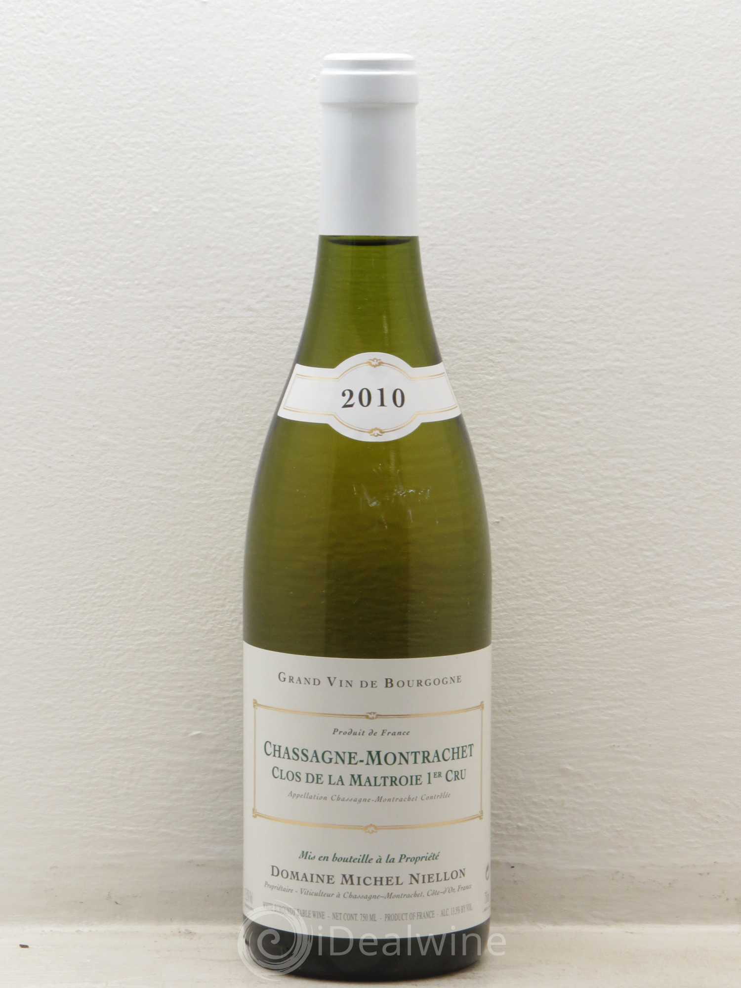 Chassagne-Montrachet 1er Cru Clos de la Maltroie Michel Niellon (Domaine) 2010 - Lot de 1 bouteille - 0