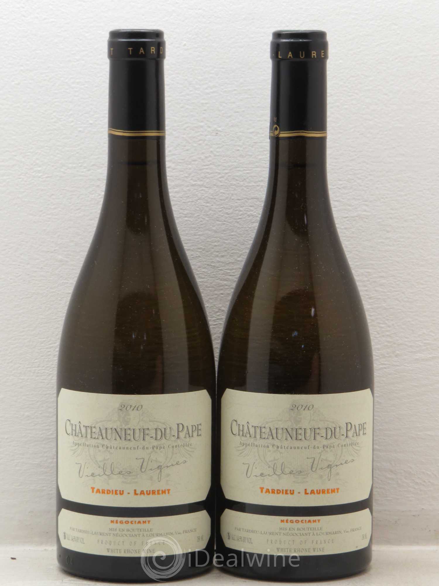 Châteauneuf-du-Pape Vieilles Vignes Tardieu-Laurent 2010 - Posten von 2 Flaschen - 0