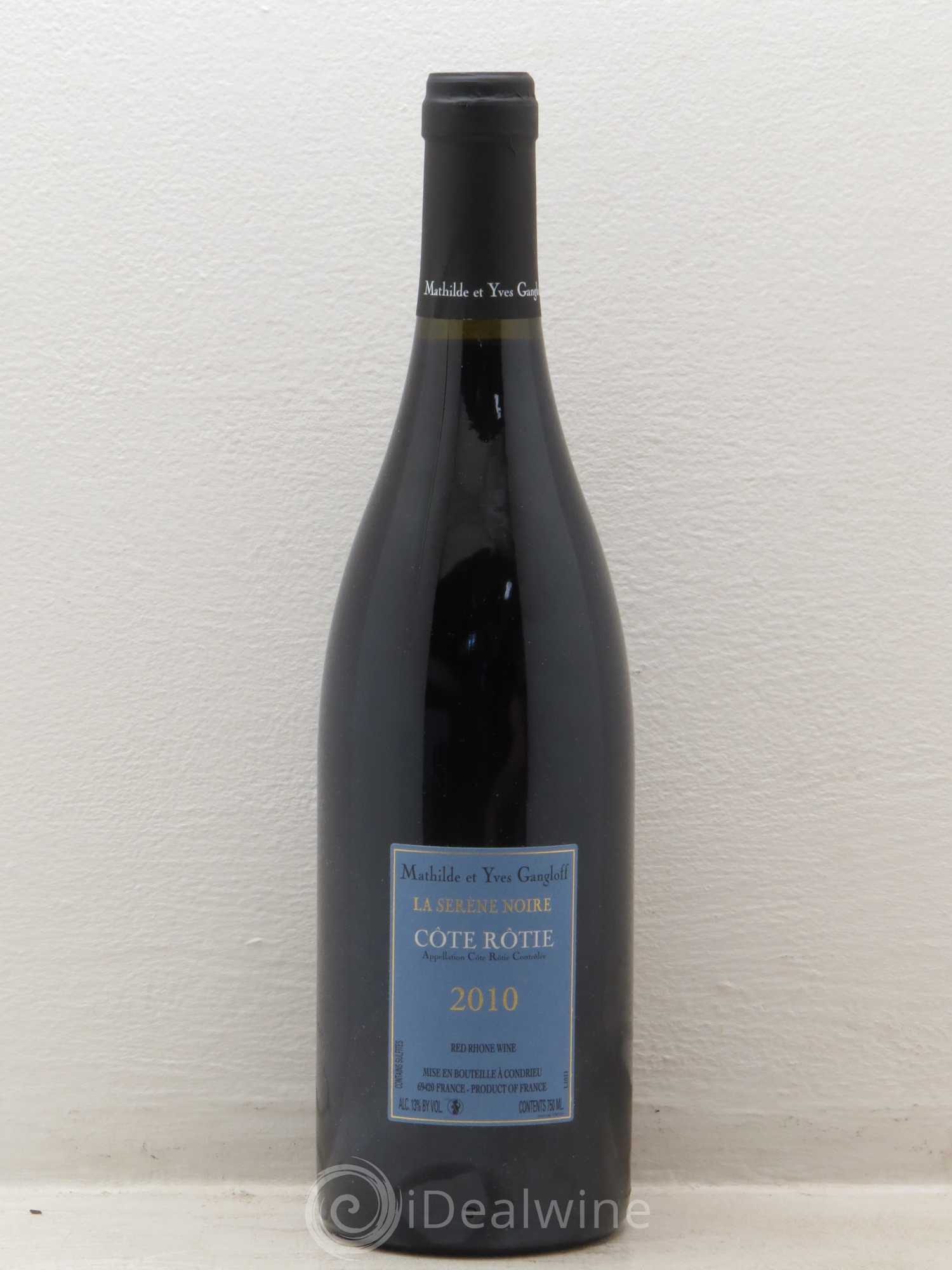 Côte-Rôtie La Sereine Noire Gangloff (Domaine) 2010 - Lot de 1 bouteille - 1