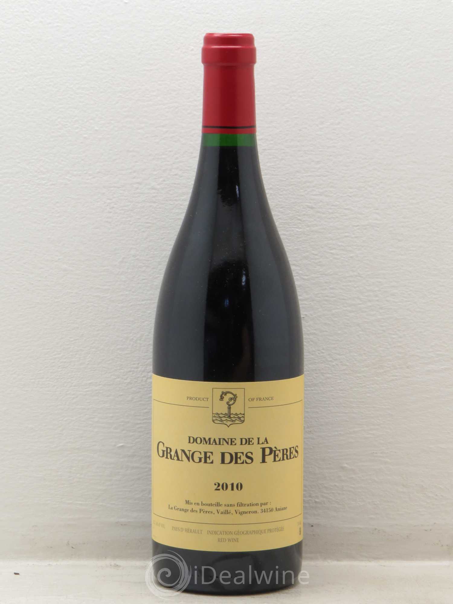 Pays d'Hérault Grange des Pères Laurent Vaillé 2010 - Lot de 1 bouteille - 0