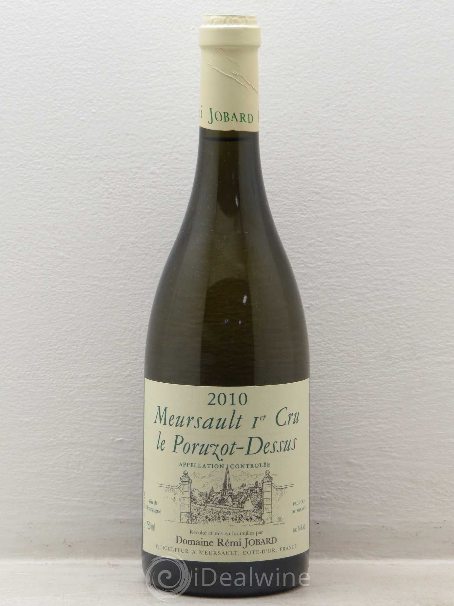 Meursault 1er Cru Le Poruzot-Dessus Rémi Jobard (Domaine) 2010 - Lot de 1 bouteille - 0