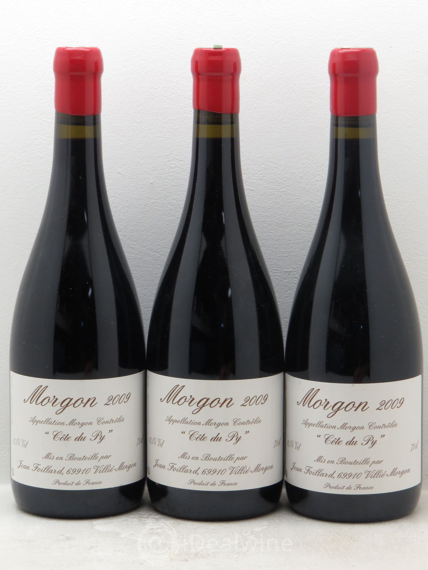 Morgon Côte du Py Jean Foillard 2009 - Lot de 3 bouteilles - 0