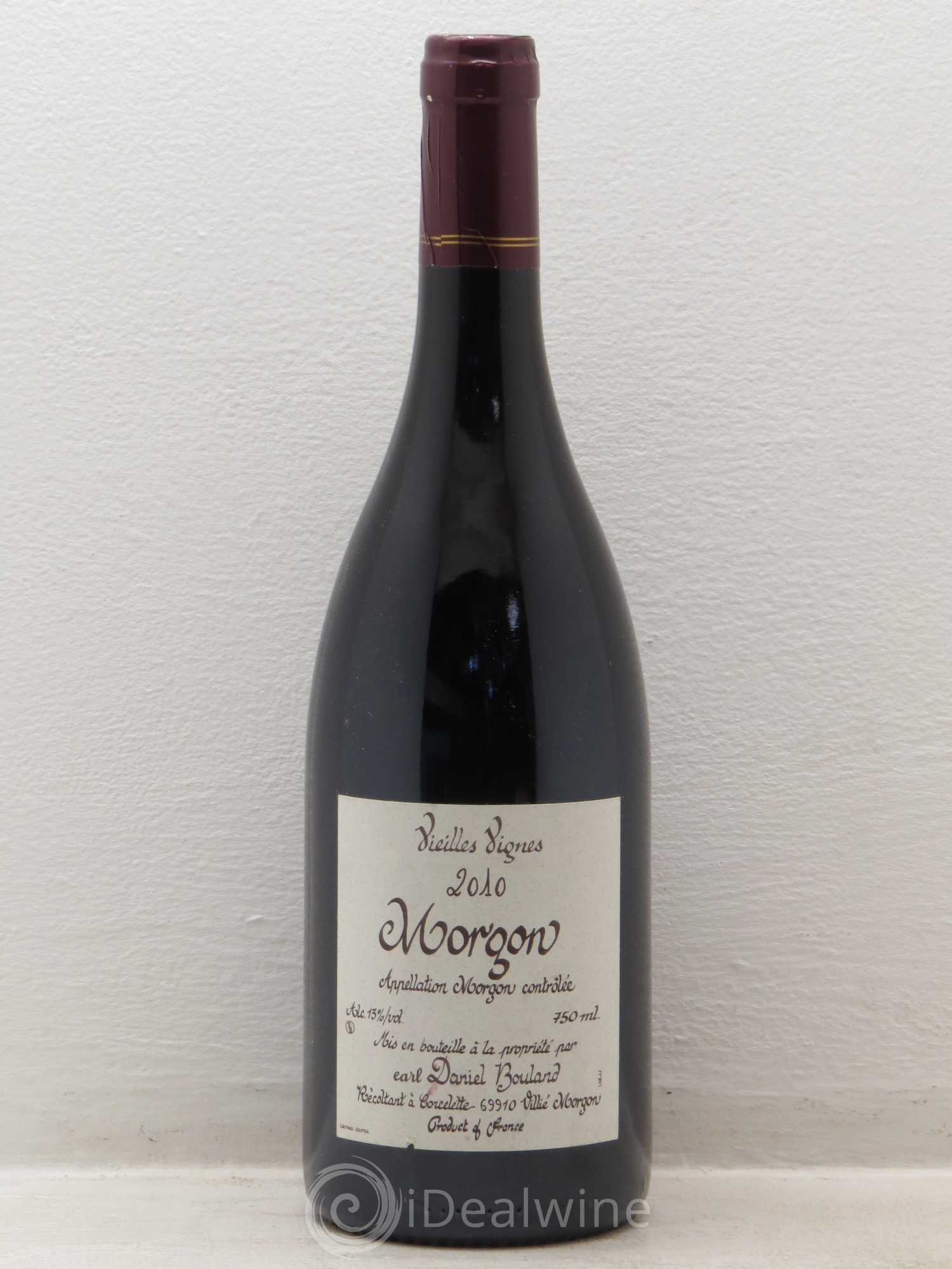 Morgon Vieilles Vignes Daniel Bouland (Domaine) 2010 - Lot de 1 bouteille - 0