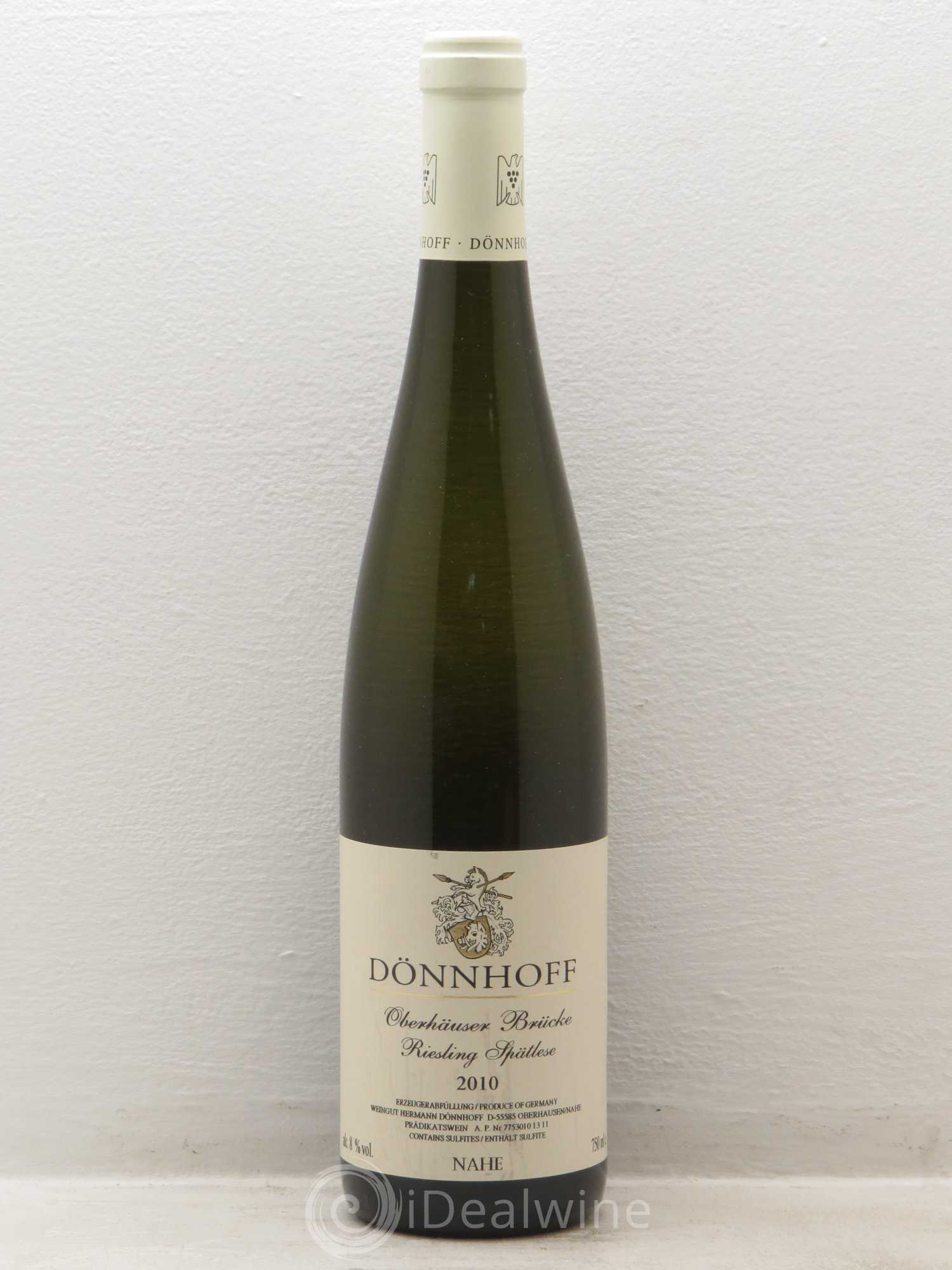 Riesling Oberhauser Brucke Riesling Spatlese Donnhoff Nahe 2010 - Posten von 1 Flasche - 0