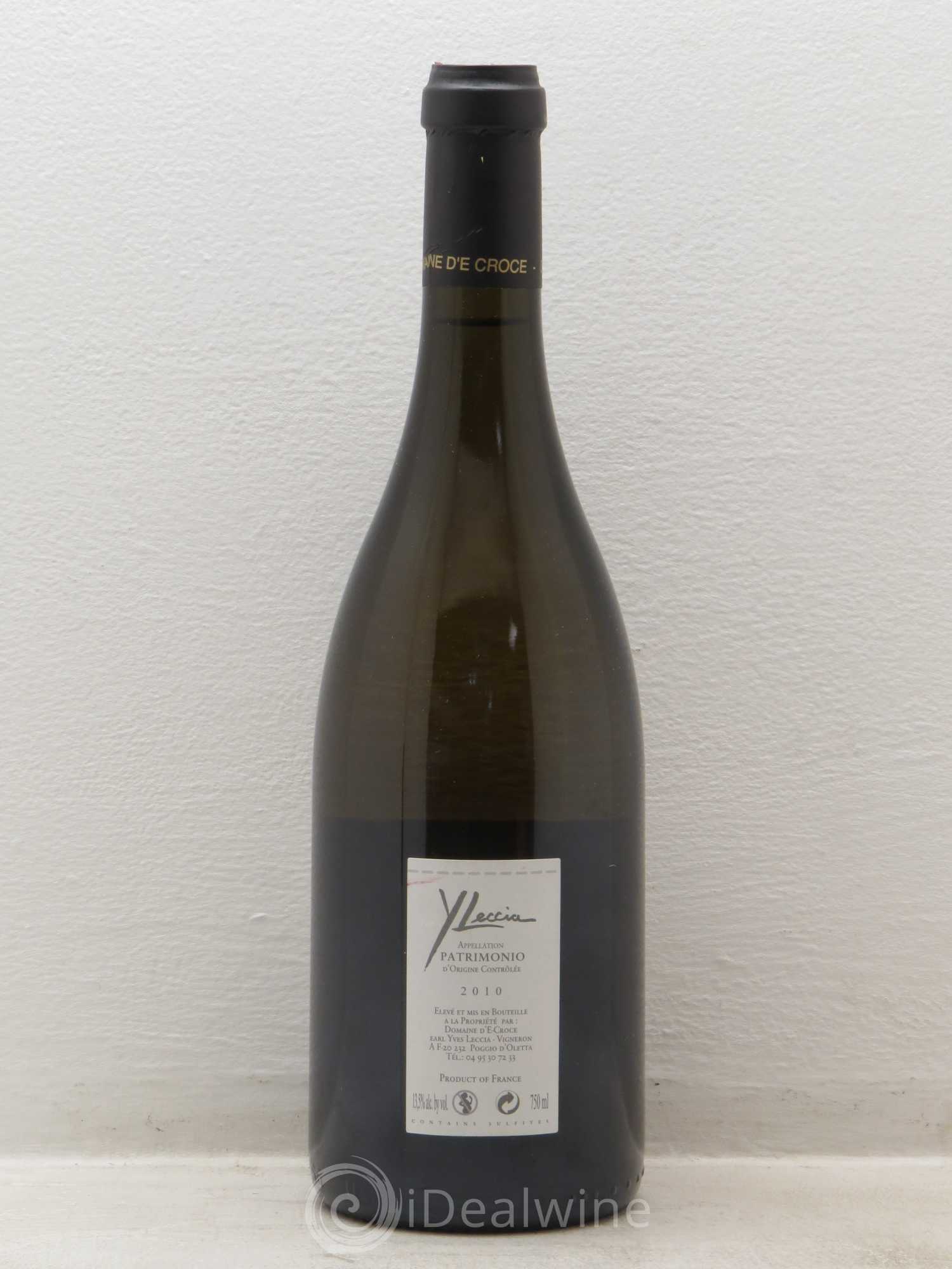 Patrimonio Yves Leccia 2010 - Lot de 1 bouteille - 1