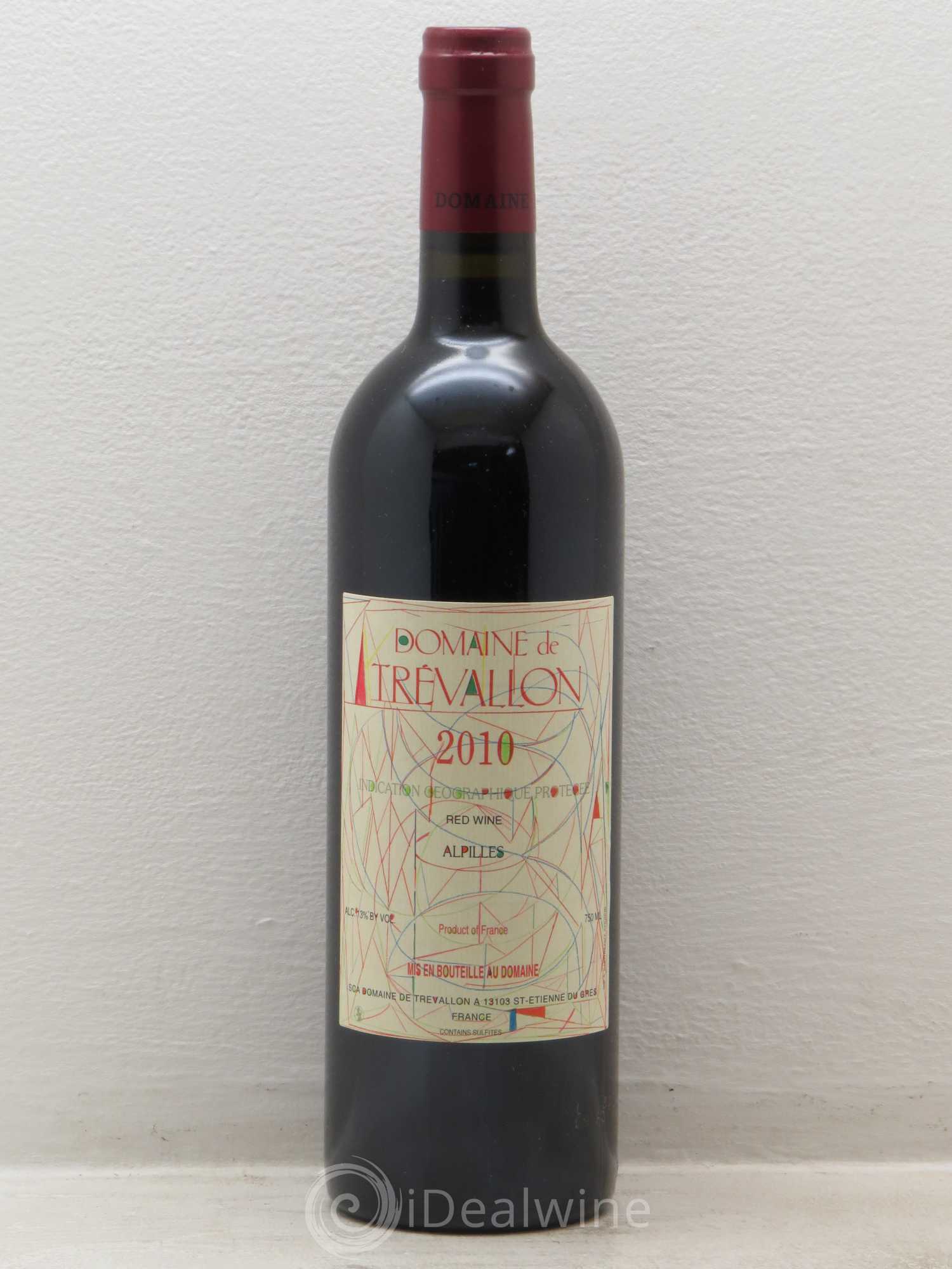 Alpilles Trévallon (Domaine de) Eloi Dürrbach 2010 - Lot de 1 bouteille - 0