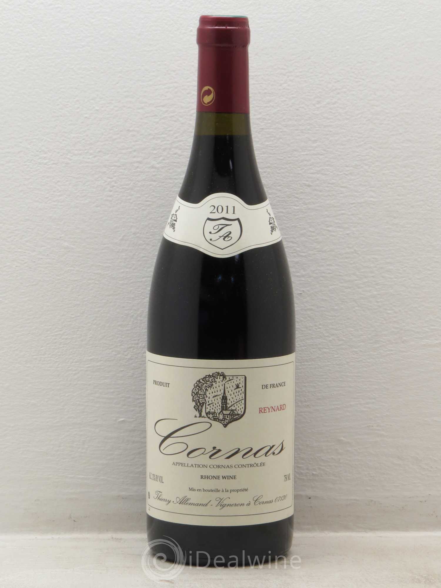 Cornas Reynard Thierry Allemand 2011 - Lot de 1 bouteille - 0