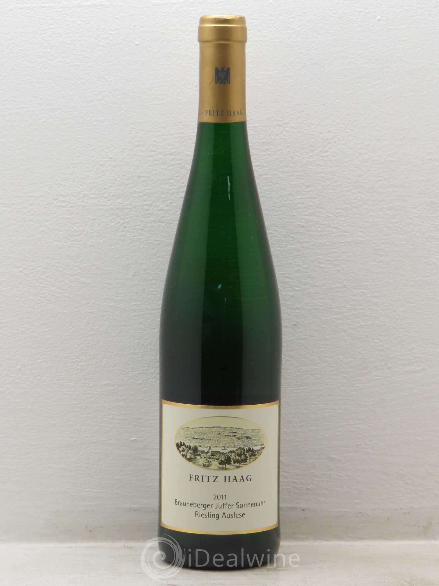 Riesling Fritz Haag Brauneberger Juffer Sonnenuhr Auslese GK 2011 - Lot de 1 bouteille - 0