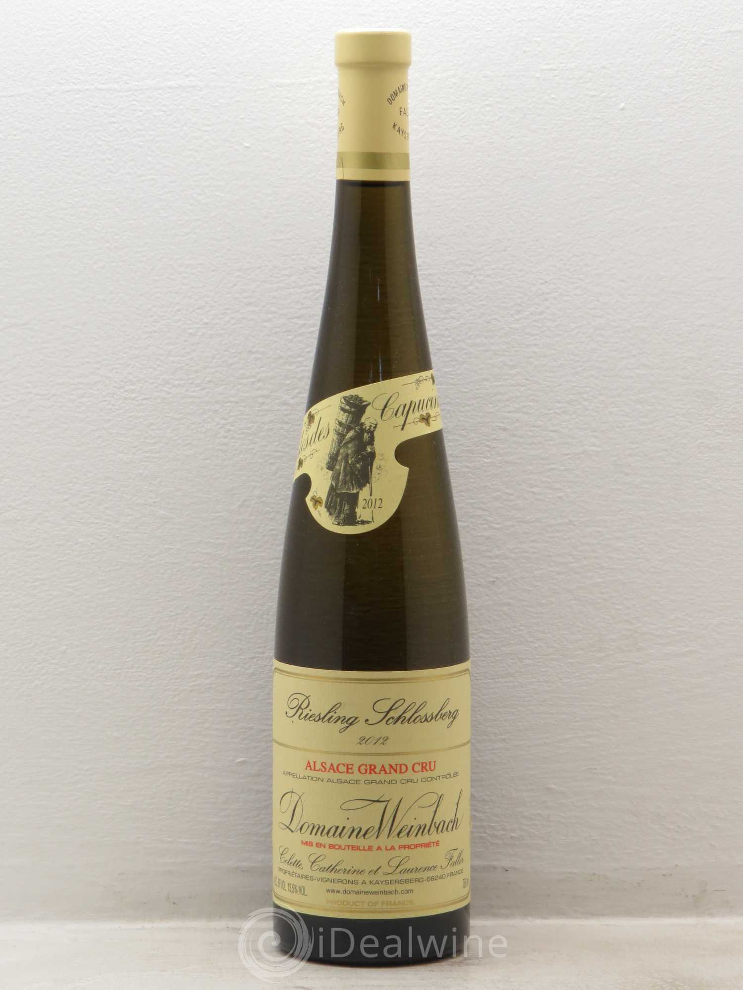 Alsace Grand Cru Schlossberg Riesling Weinbach (Domaine) 2012 - Posten von 1 Flasche - 0