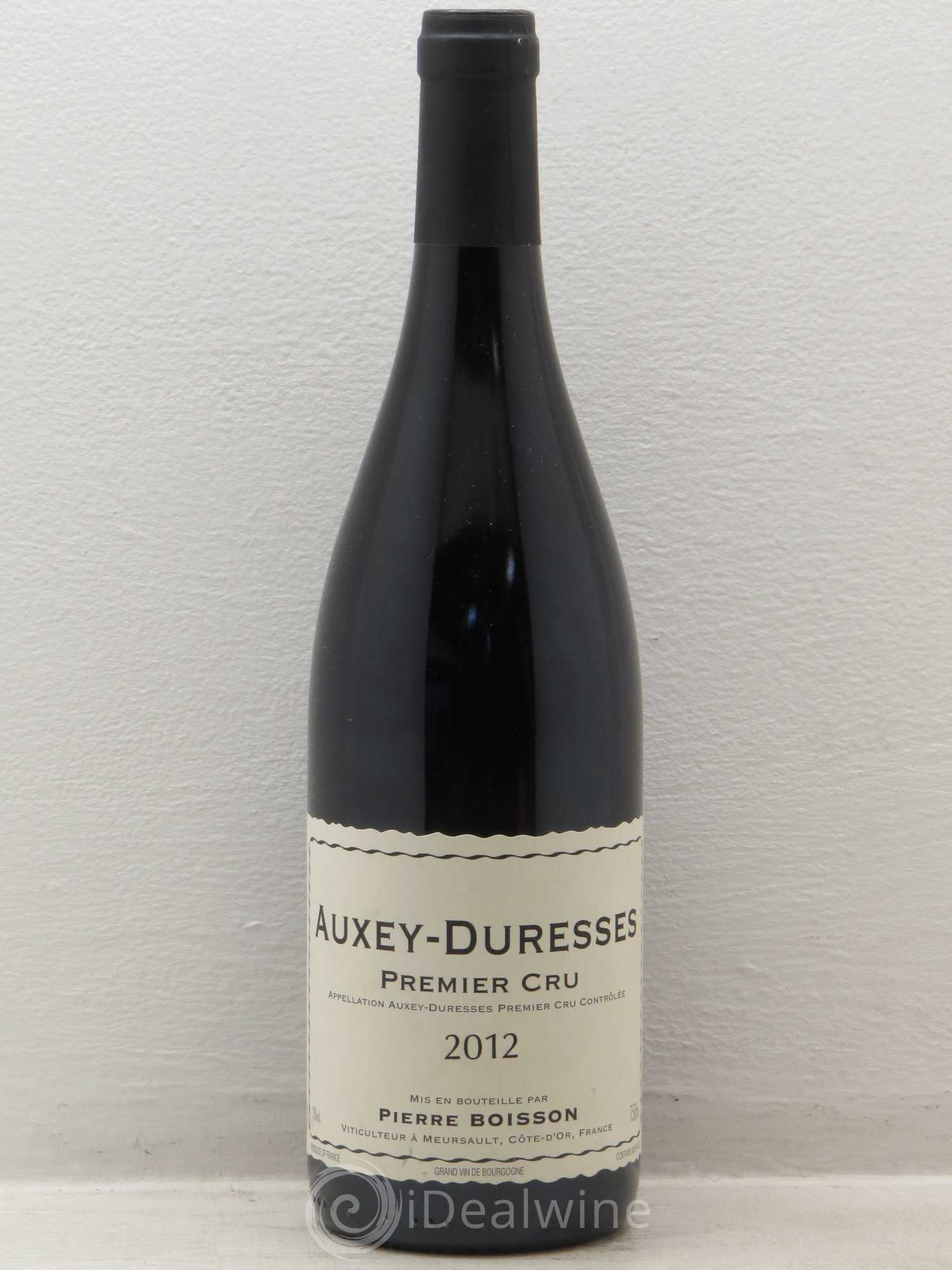 Auxey-Duresses 1er Cru Pierre Boisson (Domaine) 2012 - Lot de 1 bouteille - 0