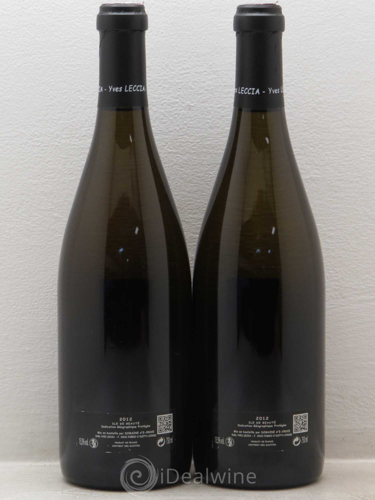 Vin de Corse Bianco Gentile Yves Leccia 2012 - Posten von 2 Flaschen - 1