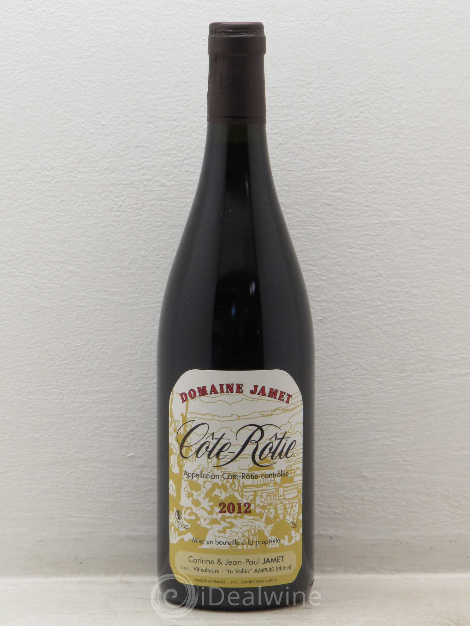 Côte-Rôtie Jamet (Domaine) 2012 - Lot de 1 bouteille - 0