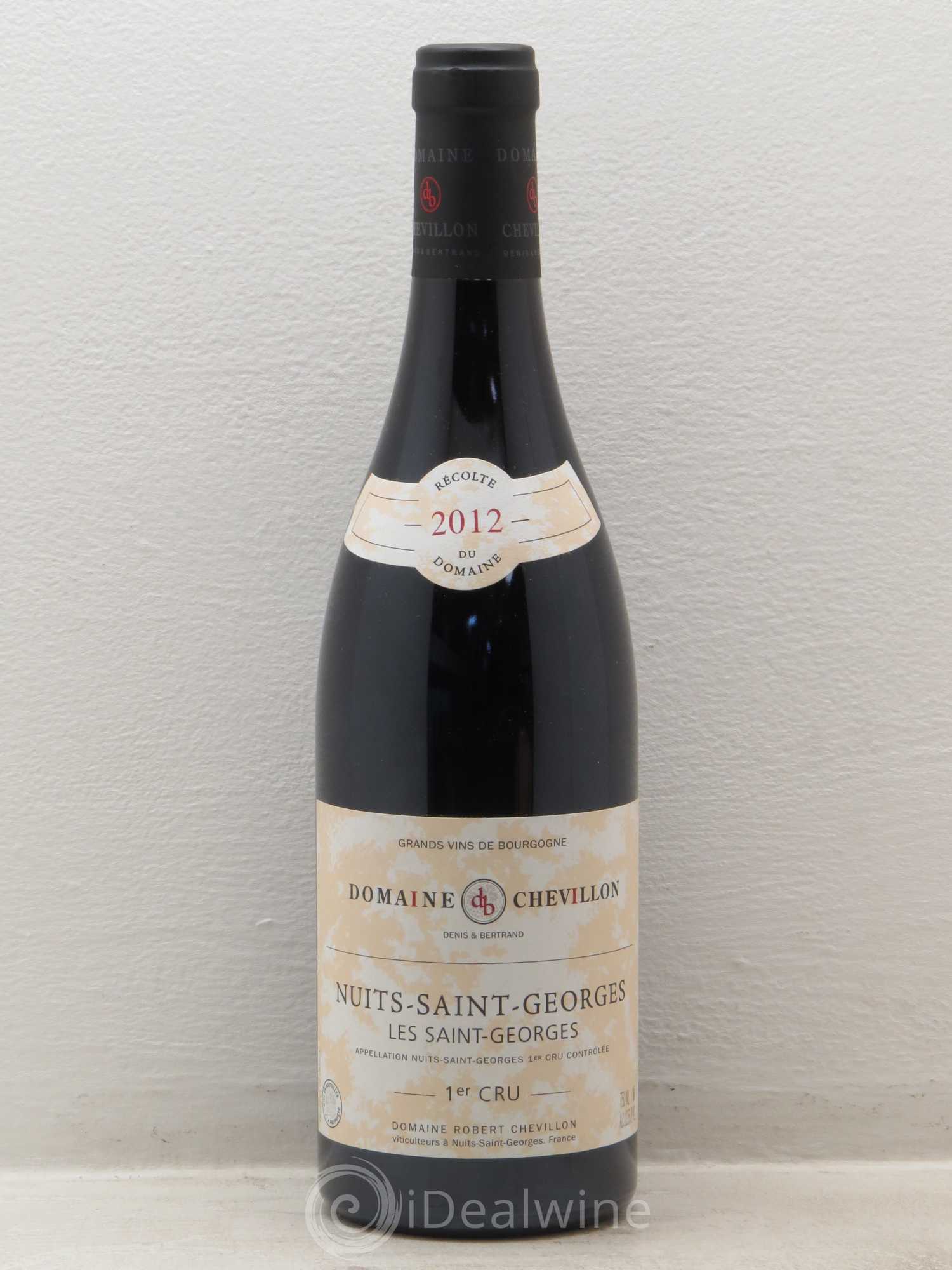 Nuits-Saint-Georges 1er Cru Les Saint Georges Robert Chevillon 2012 - Lot de 1 bouteille - 0