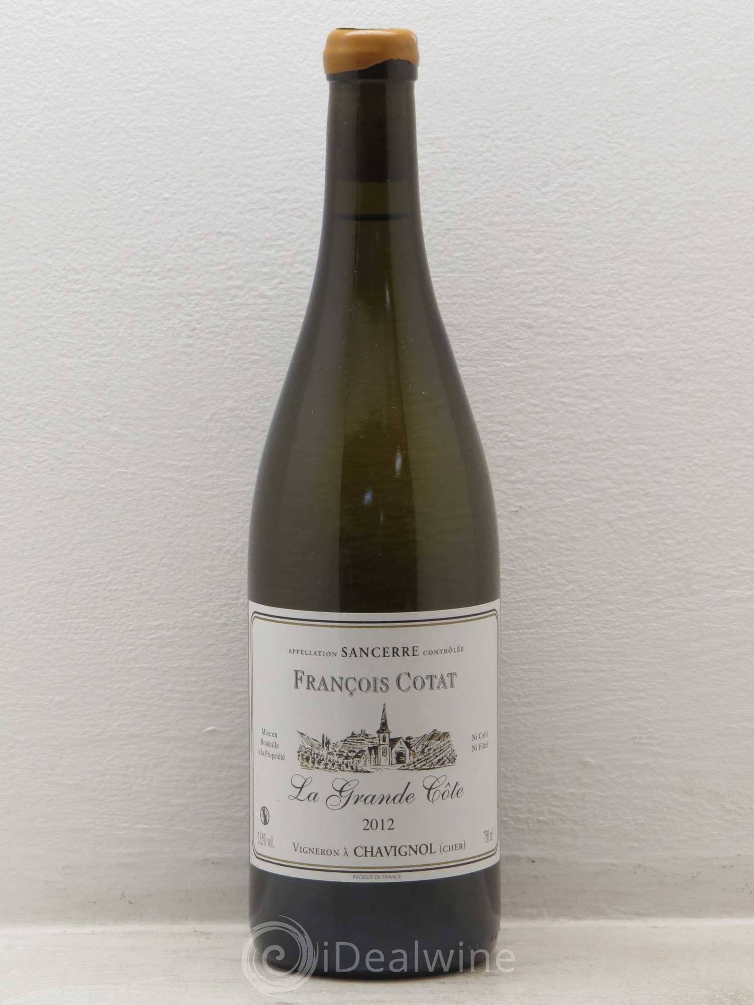 Sancerre La Grande Côte François Cotat 2012 - Lot de 1 bouteille - 0