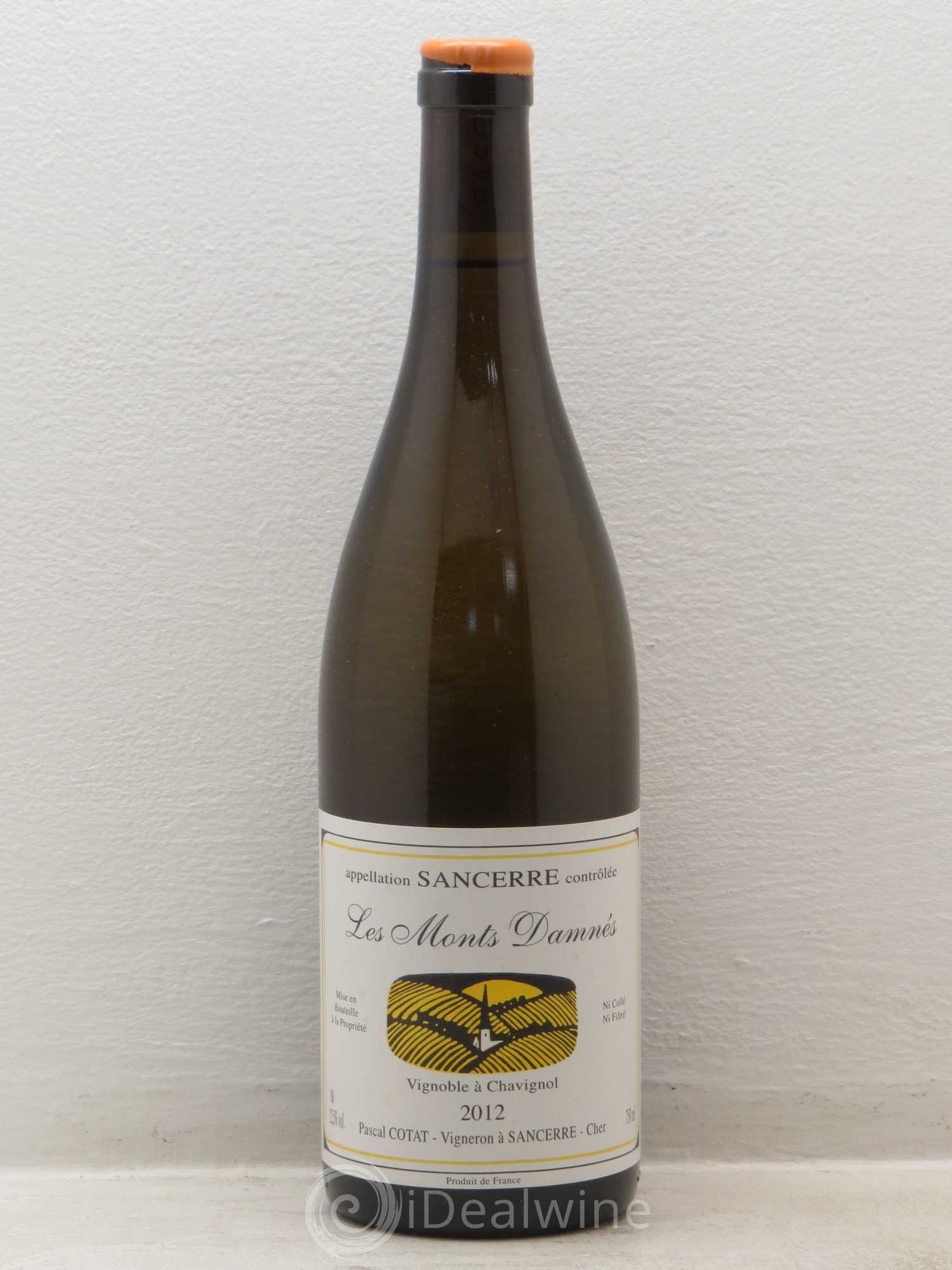 Sancerre Les Monts Damnés - Pascal Cotat 2012 - Posten von 1 Flasche - 0