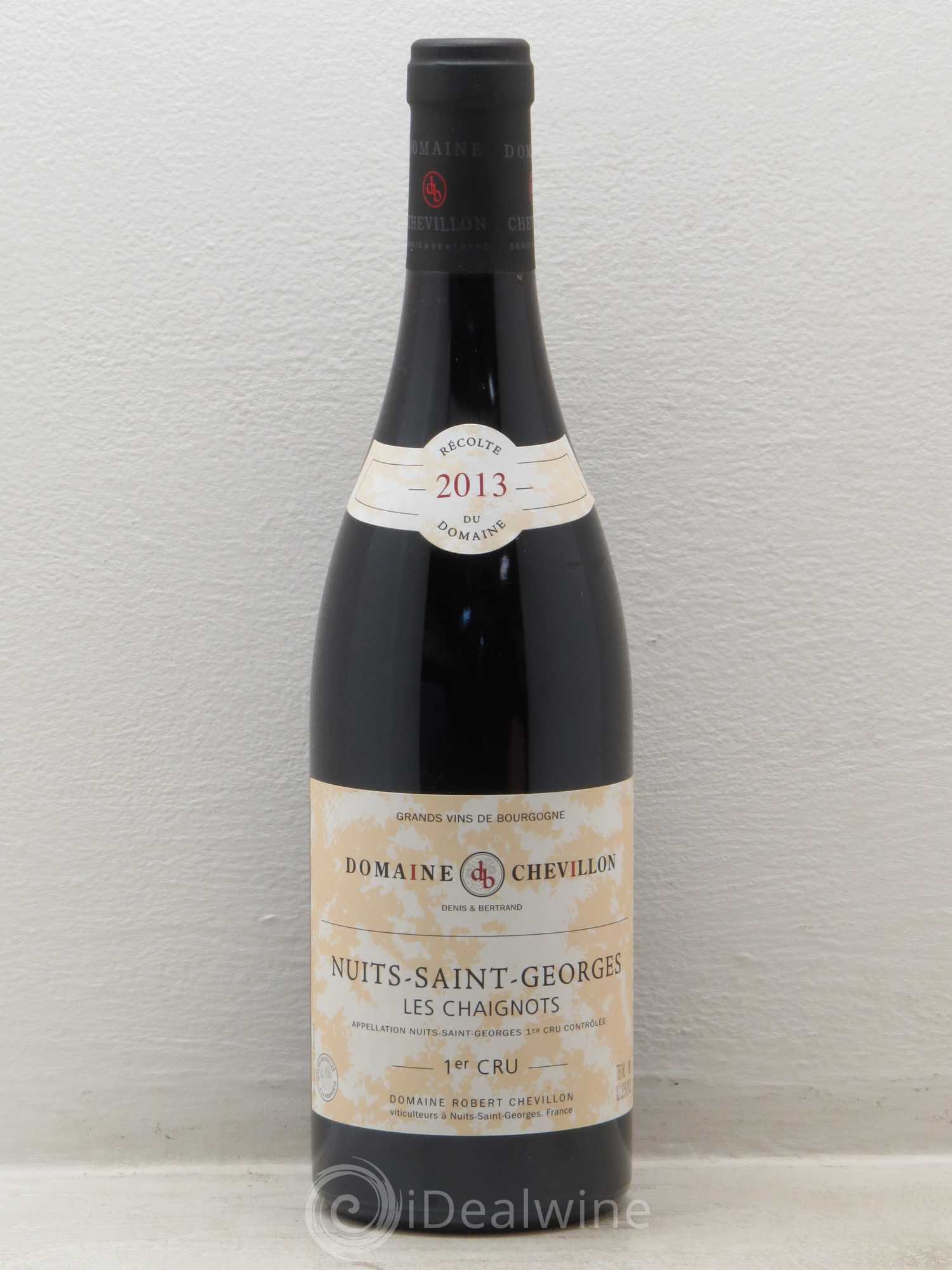 Nuits-Saint-Georges 1er Cru Les Chaignots Robert Chevillon 2013 - Lot de 1 bouteille - 0