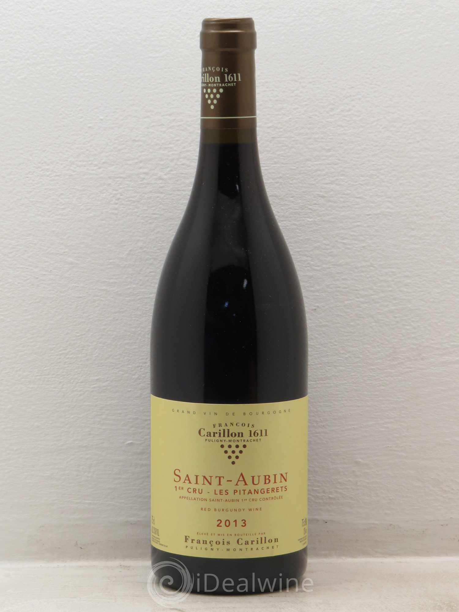 Saint-Aubin 1er Cru Les Pitangerets - François Carillon 2013 - Posten von 1 Flasche - 0