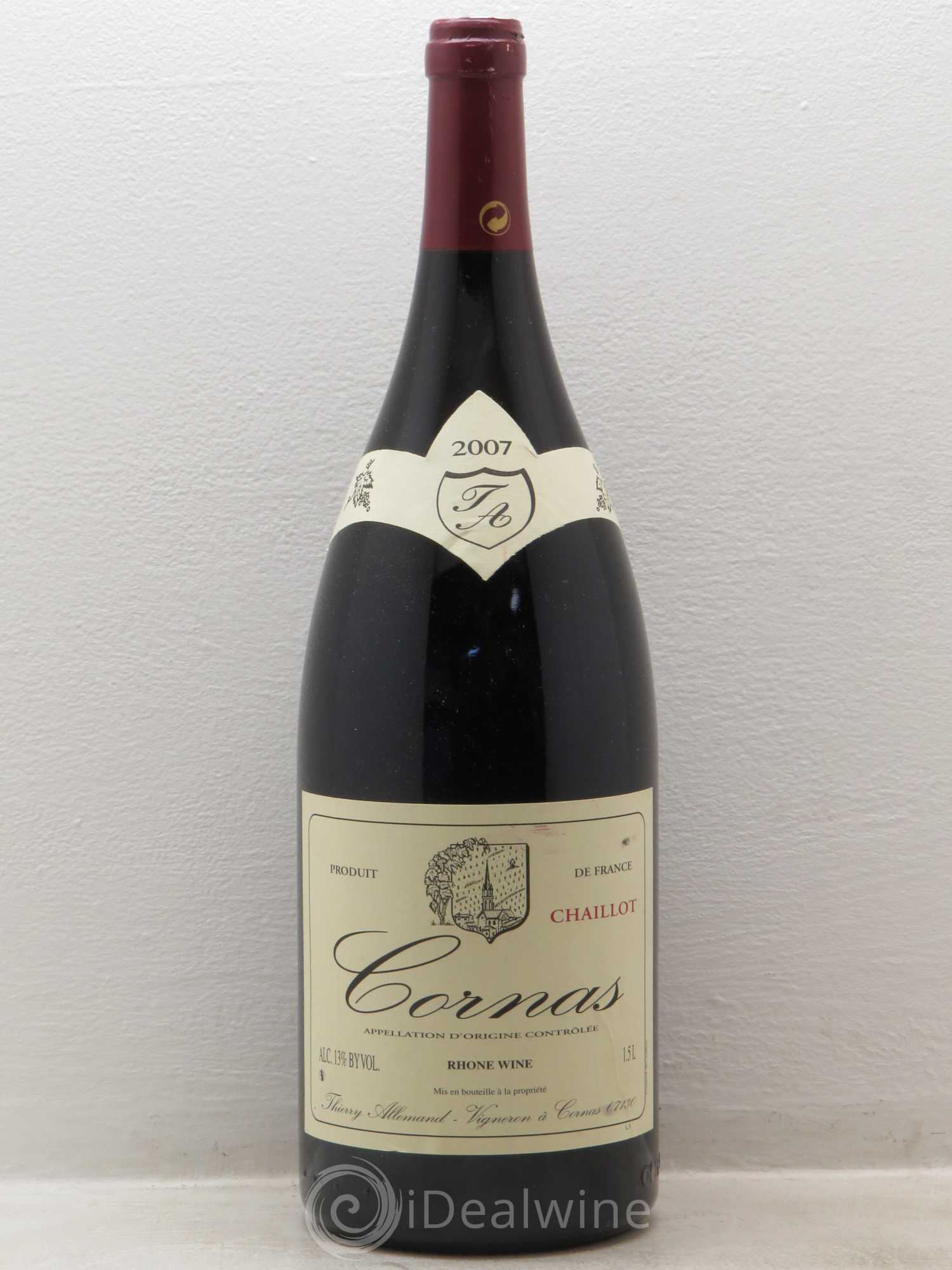 Cornas Chaillot Thierry Allemand 2007 - Lot de 1 magnum - 0