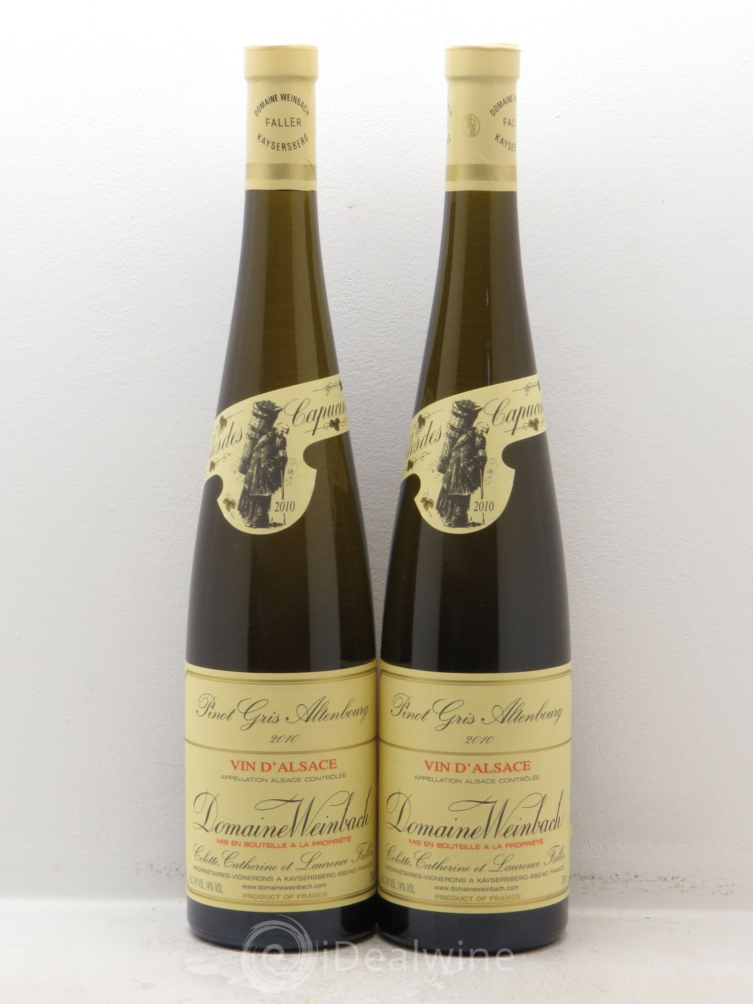 Pinot Gris Altenbourg - Domaine Weinbach (sans prix de réserve) 2010 - Posten von 2 Flaschen - 0