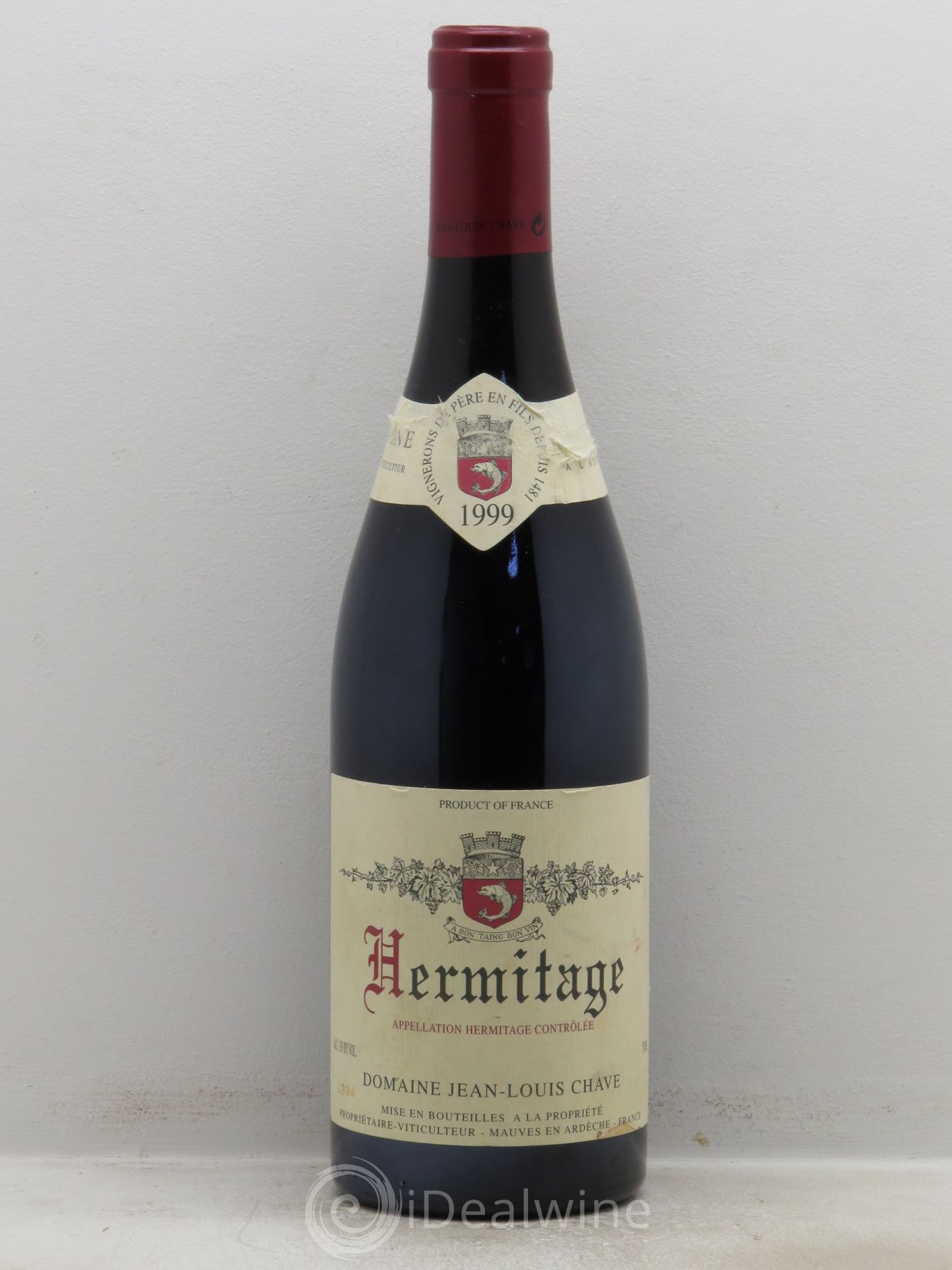 Hermitage Jean-Louis Chave 1999 - Lot de 1 bouteille - 0