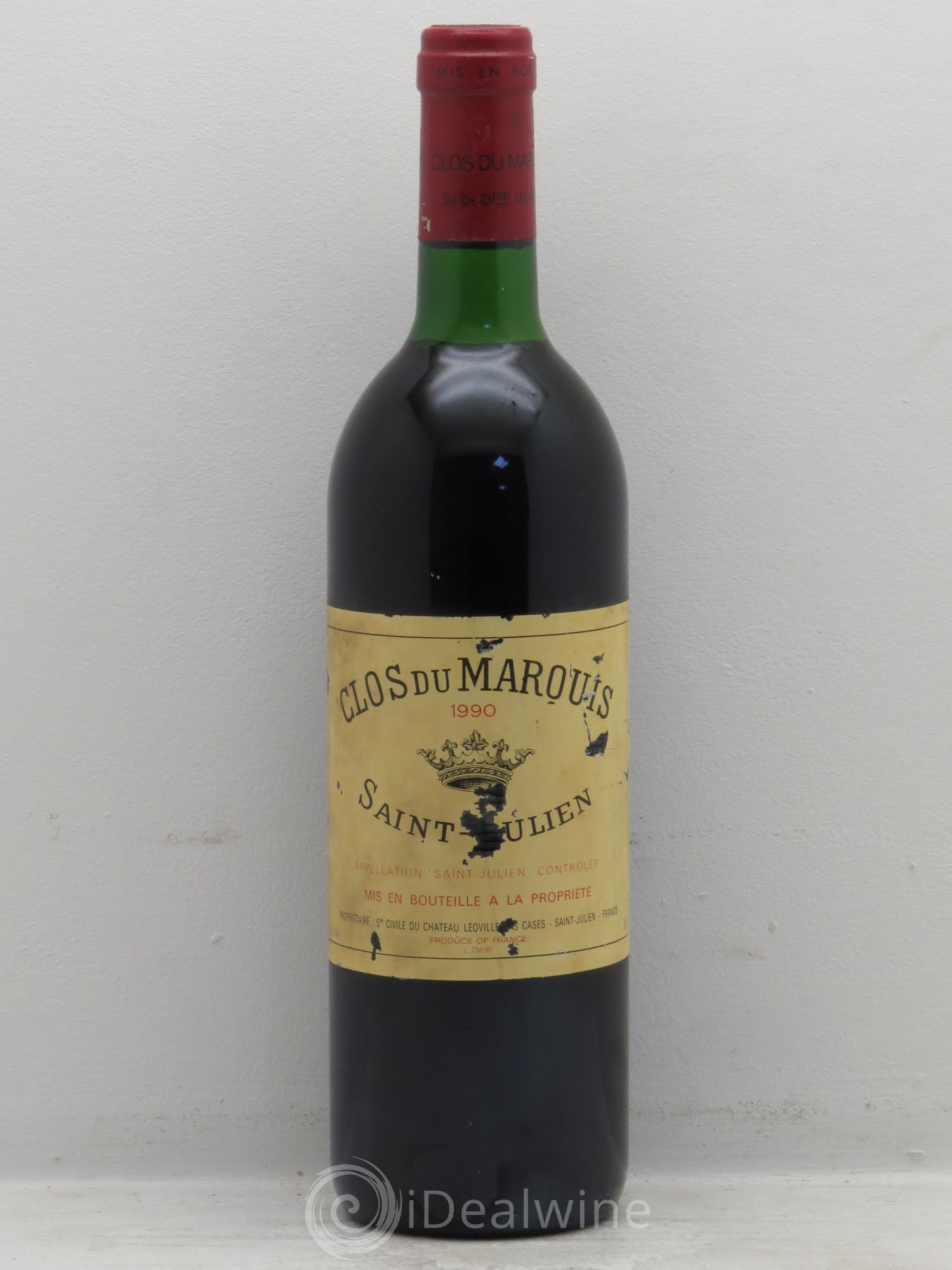 Clos du Marquis 1990 - Lot de 1 bouteille - 0