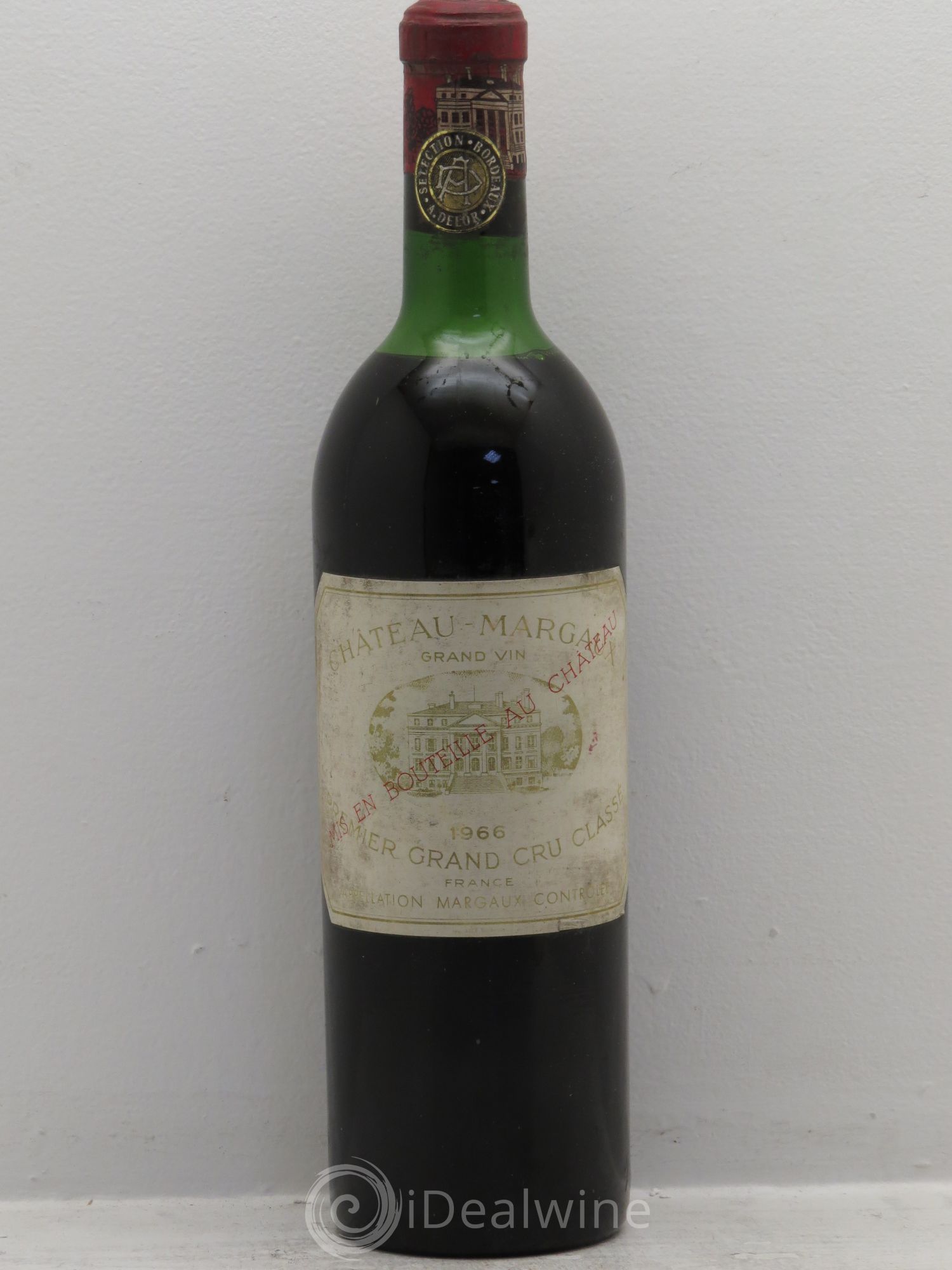 Château Margaux 1er Grand Cru Classé 1966 - Lot de 1 bouteille - 0