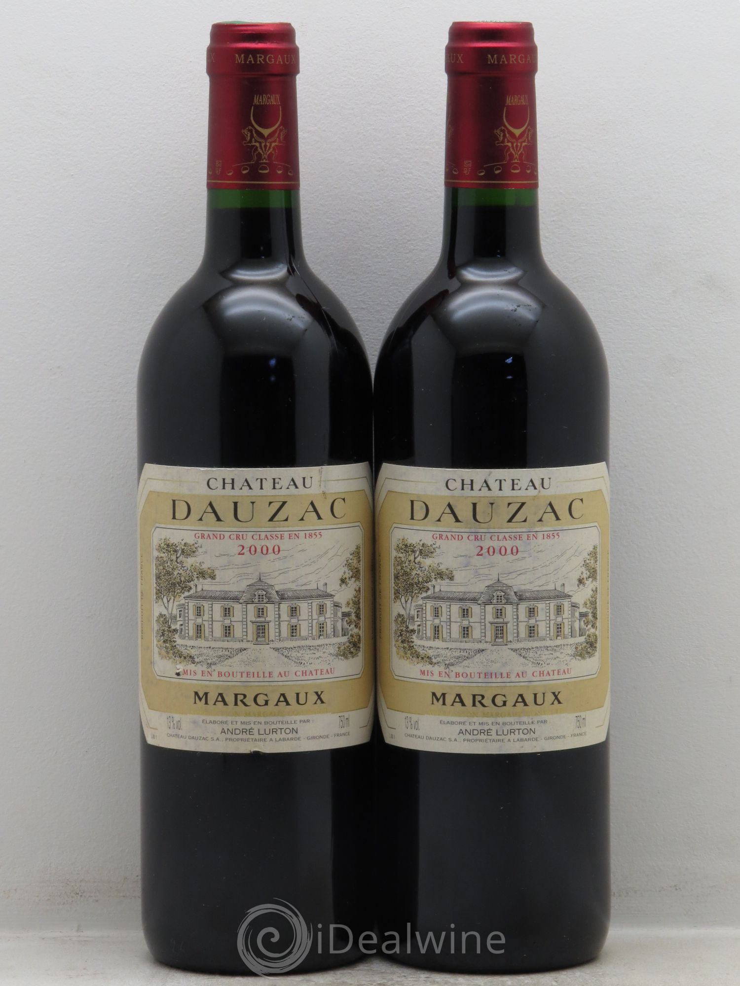 Château Dauzac 5ème Grand Cru Classé 2000 - Lot de 2 bouteilles - 0