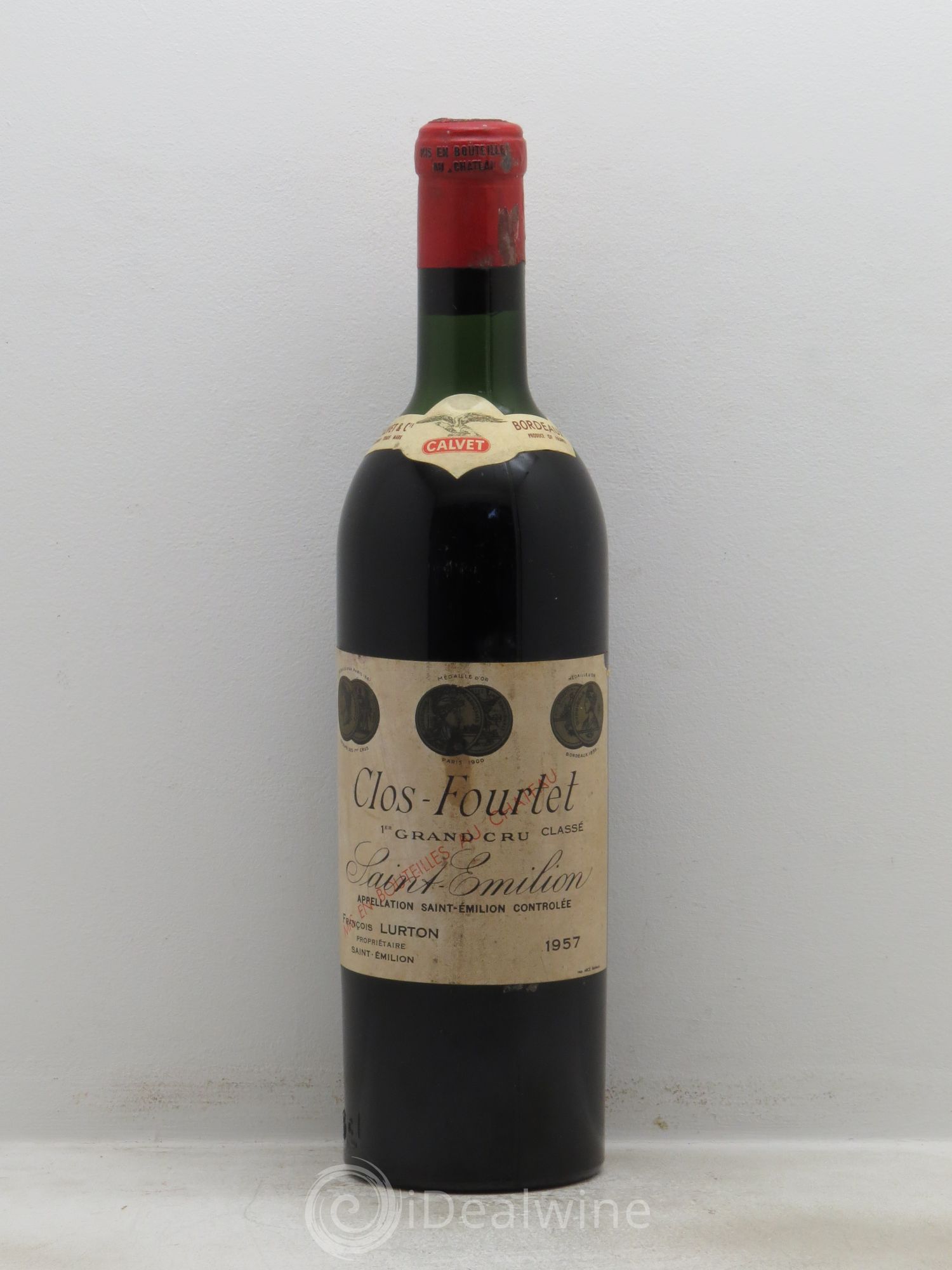 Clos Fourtet 1er Grand Cru Classé B 1957 - Lot de 1 bouteille - 0