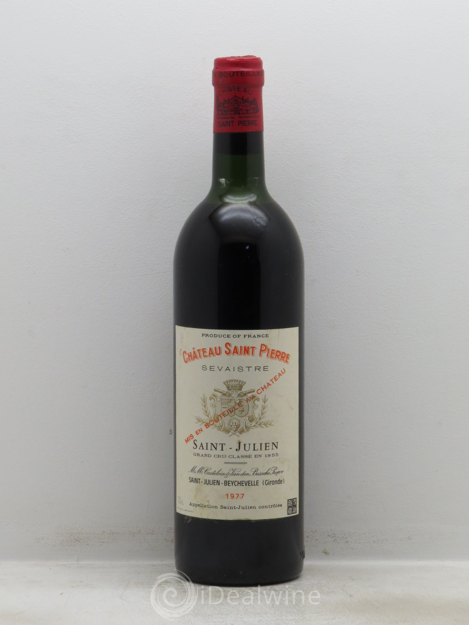 Château Saint-Pierre 4ème Grand Cru Classé 1977 - Lot de 1 bouteille - 0