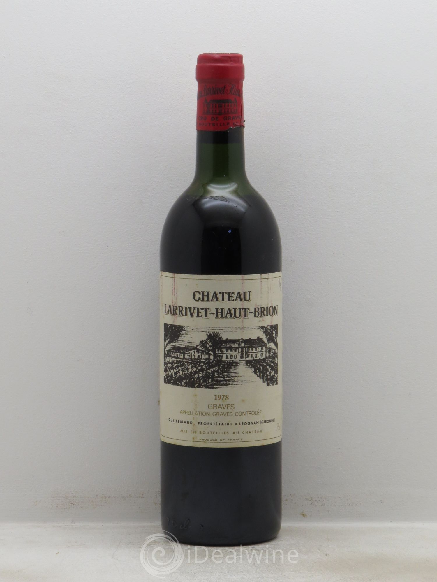 Château Larrivet Haut-Brion 1978 - Lot de 1 bouteille - 0