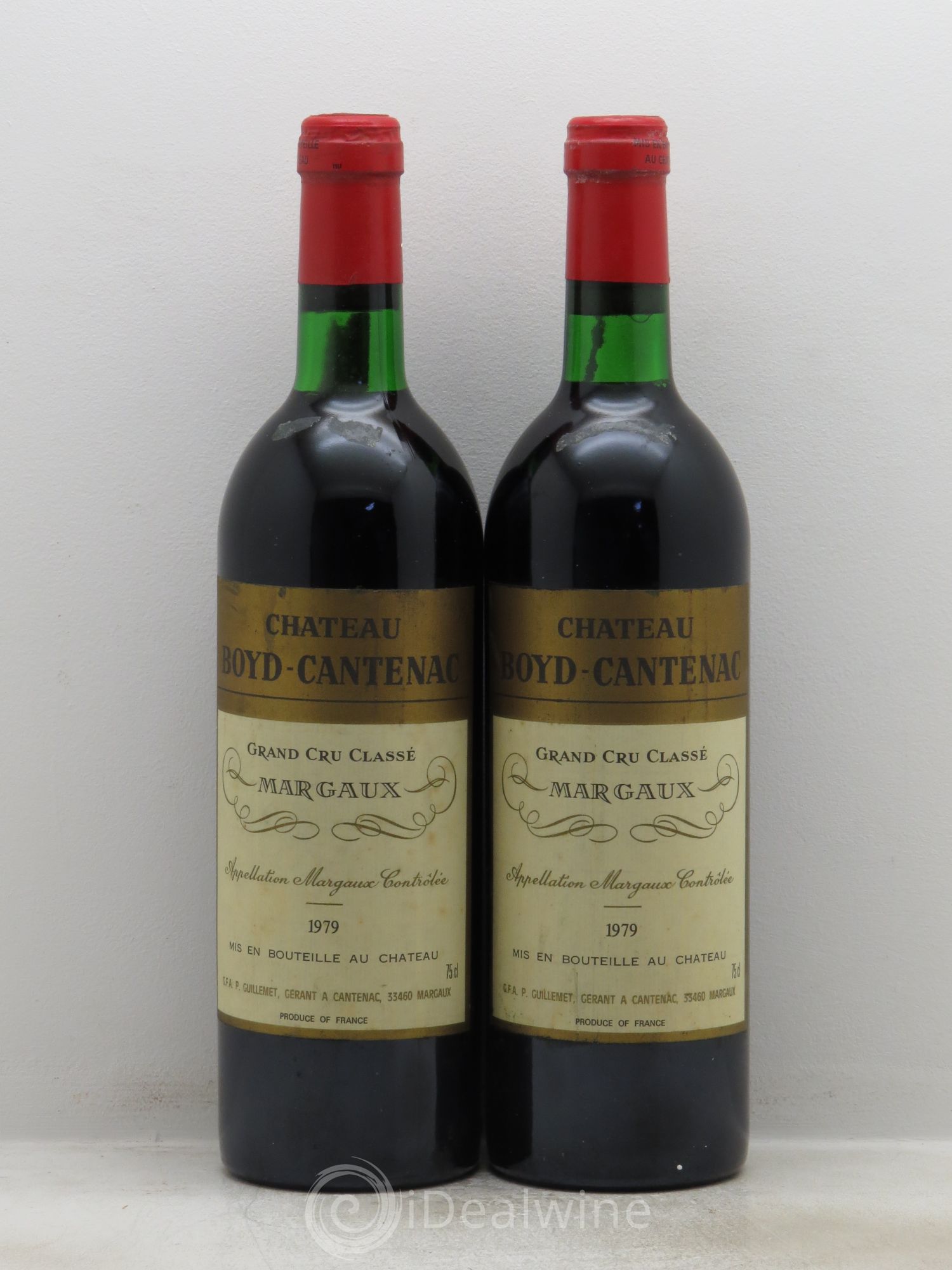 Château Boyd Cantenac 3ème Grand Cru Classé 1979 - Lot de 2 bouteilles - 0