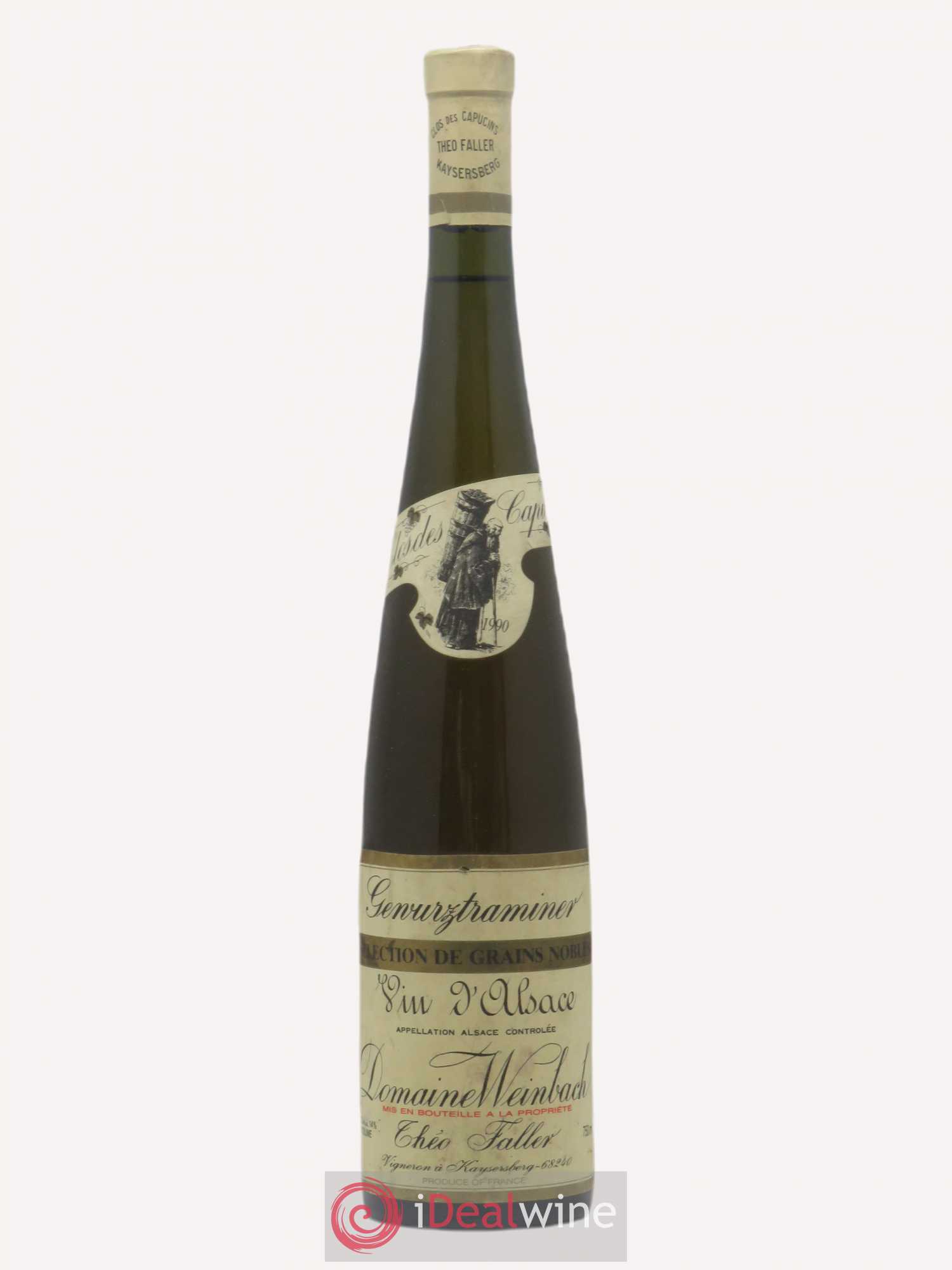 Gewurztraminer Sélection Grains Nobles Clos Des Capucins Weinbach 1990 - Posten von 1 Flasche - 0