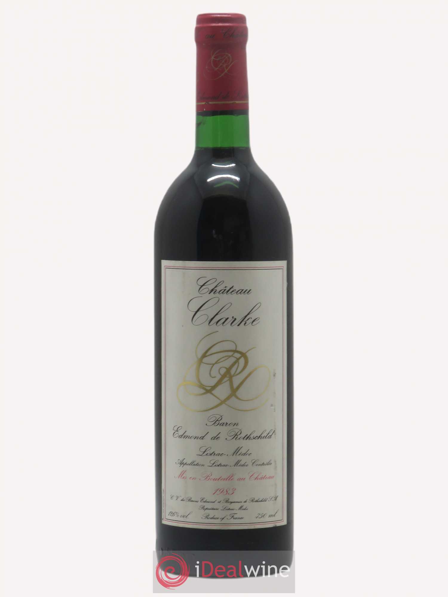 Château Clarke 1983 - Lot de 1 bouteille - 0