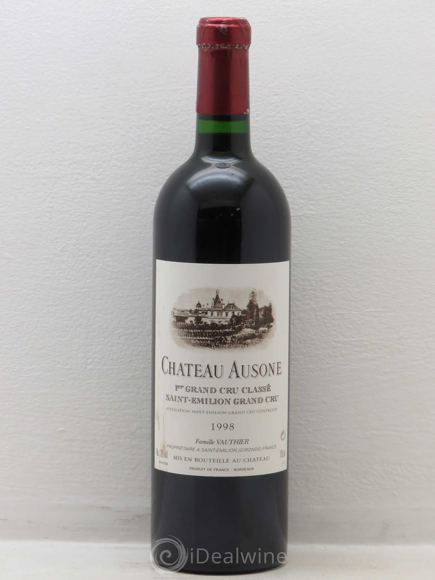 Château Ausone 1er Grand Cru Classé A 1998 - Lot de 1 bouteille - 0