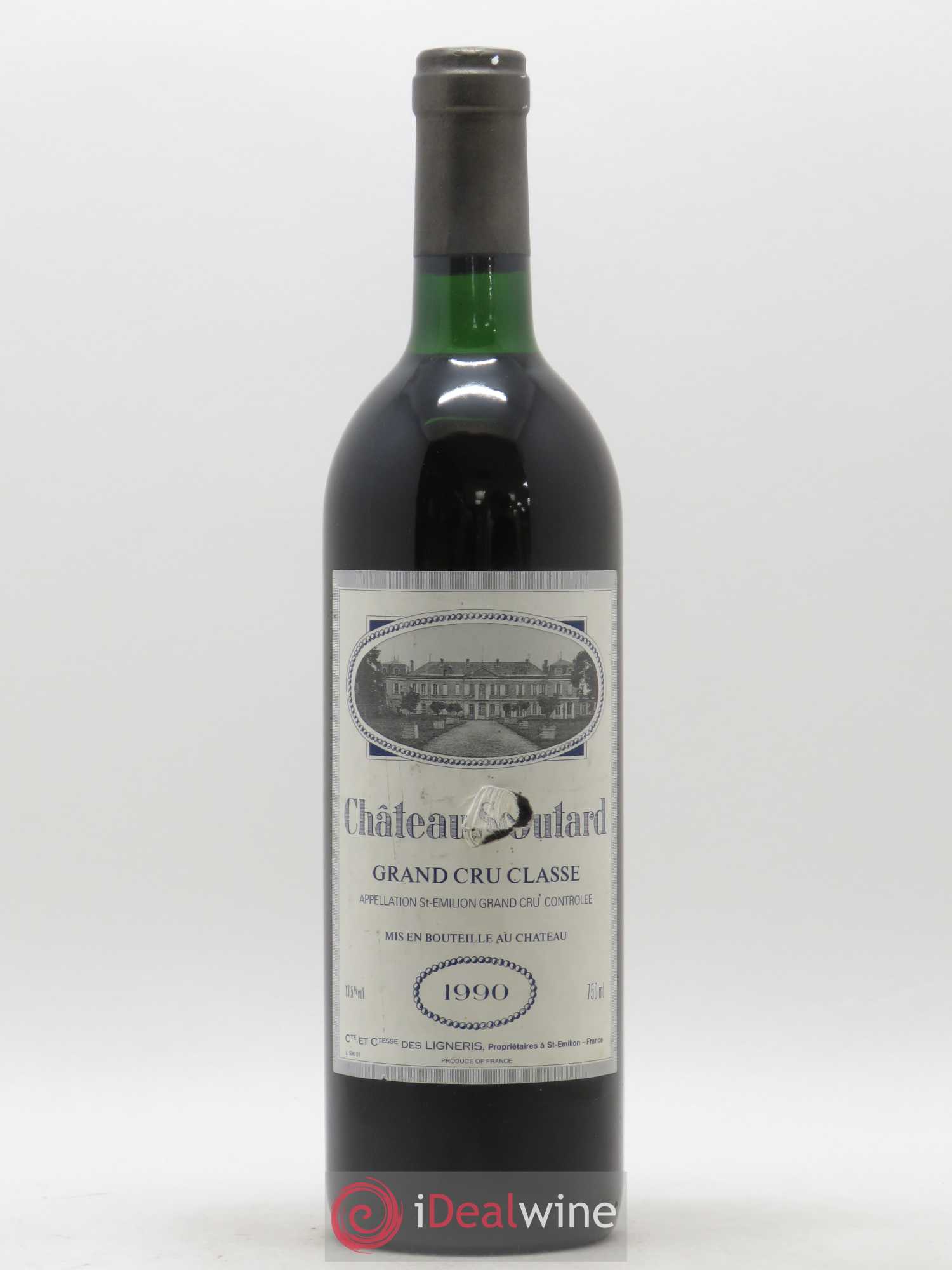 Château Soutard Grand Cru Classé 1990 - Lot de 1 bouteille - 0
