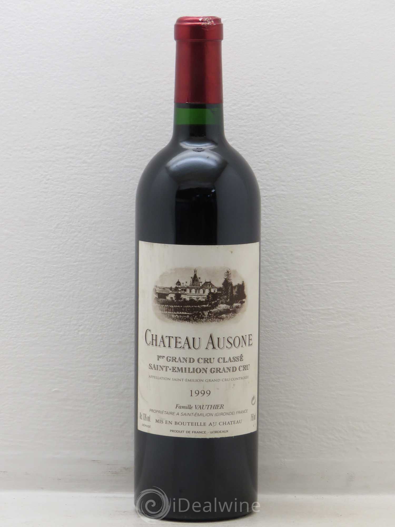 Château Ausone 1er Grand Cru Classé A 1999 - Lot de 1 bouteille - 0