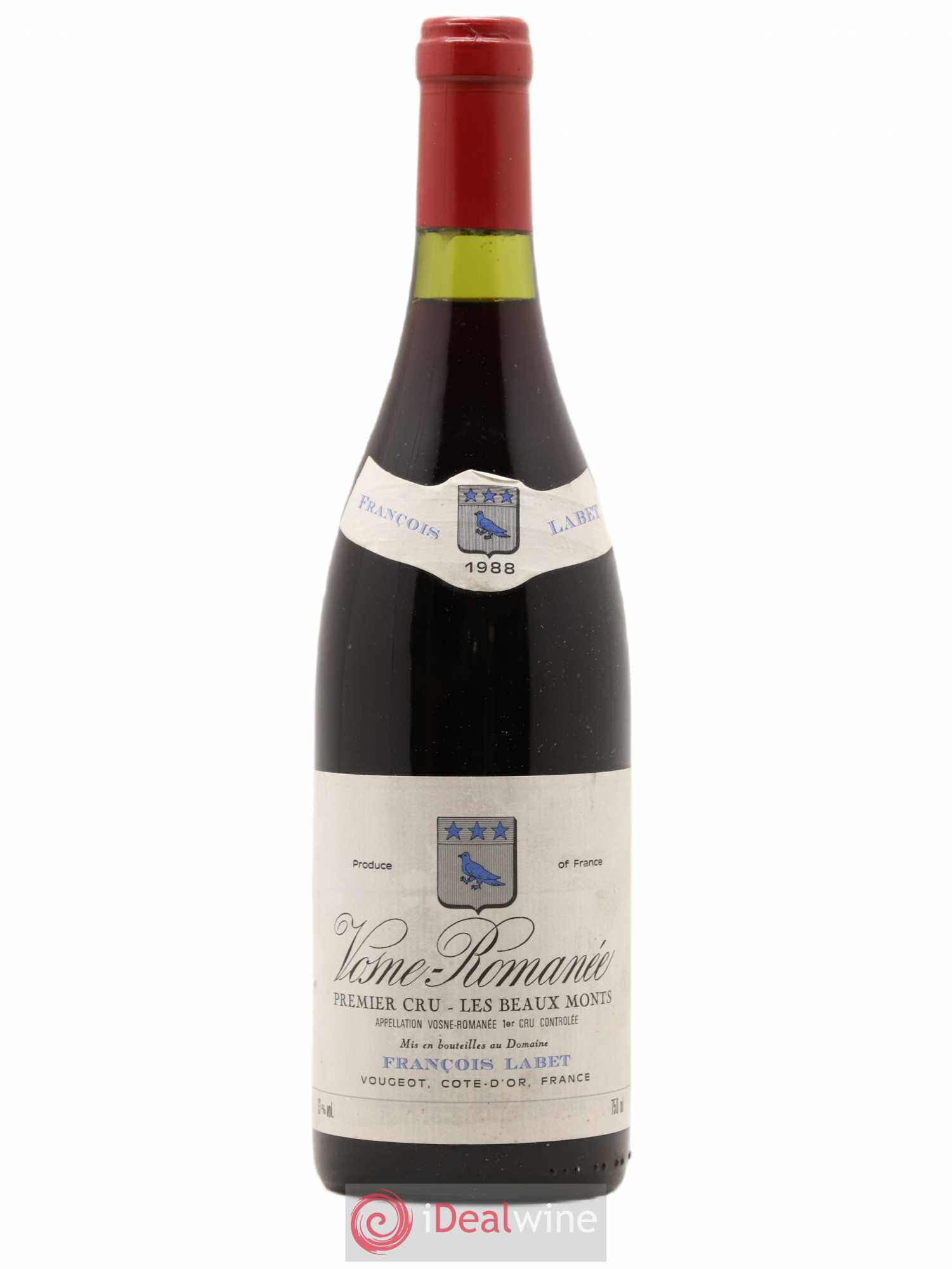 Vosne-Romanée 1er Cru Les Beaux Monts Domaine Francois Labet 1988 - Posten von 1 Flasche - 0