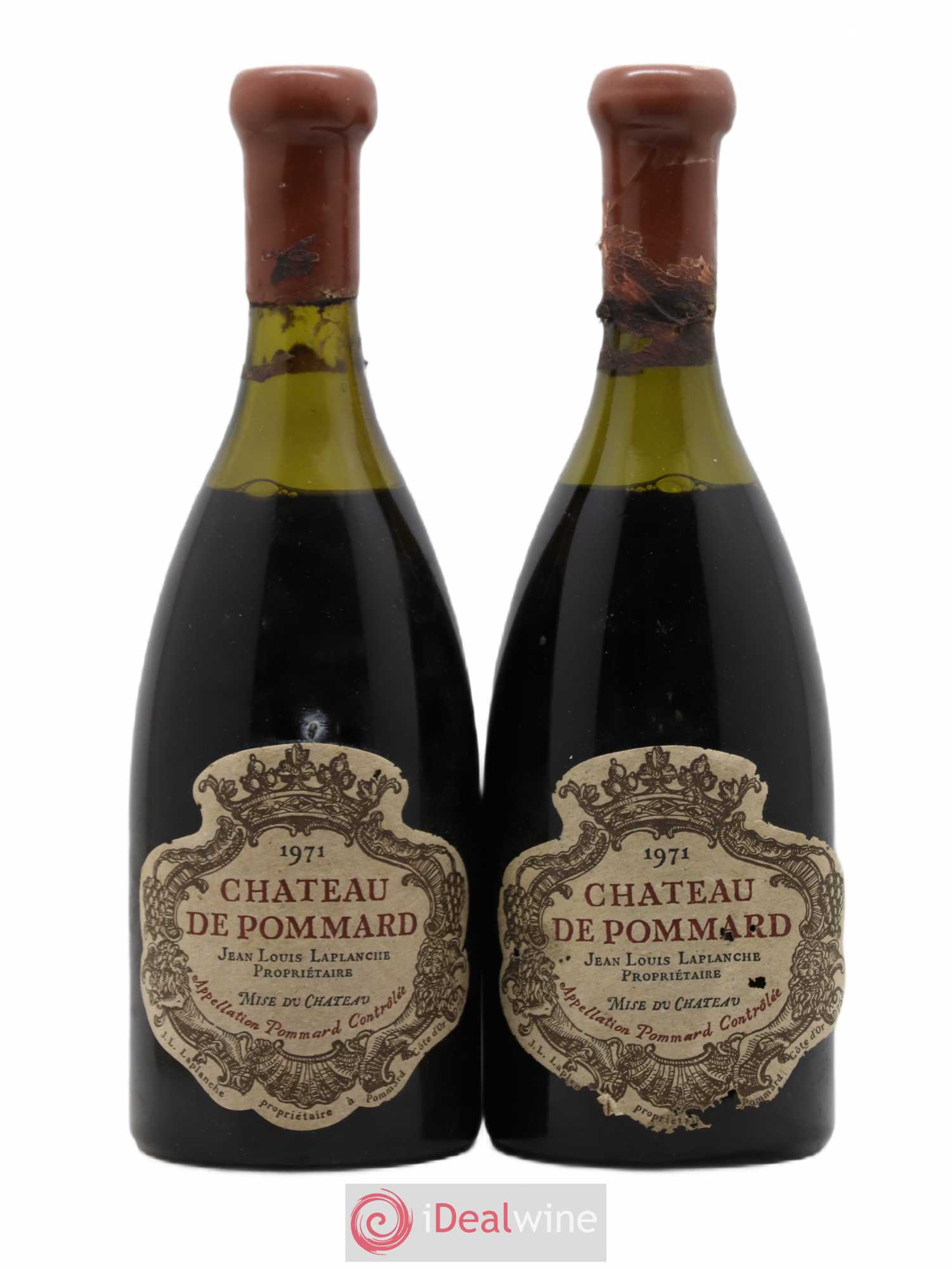 Pommard Château de Pommard 1971 - Lot de 2 bouteilles - 0