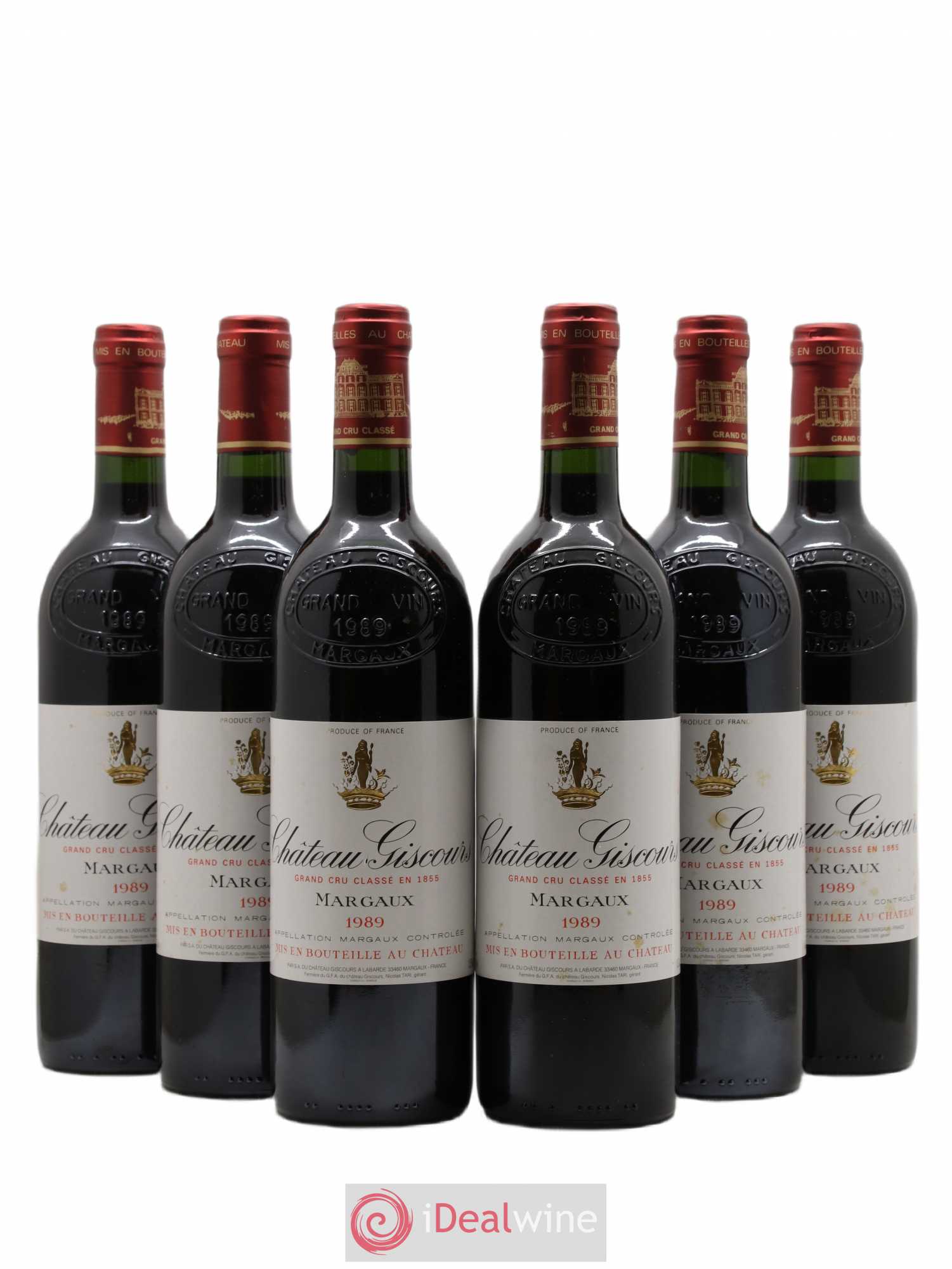 Château Giscours 3ème Grand Cru Classé 1989 - Lot de 6 bouteilles - 0