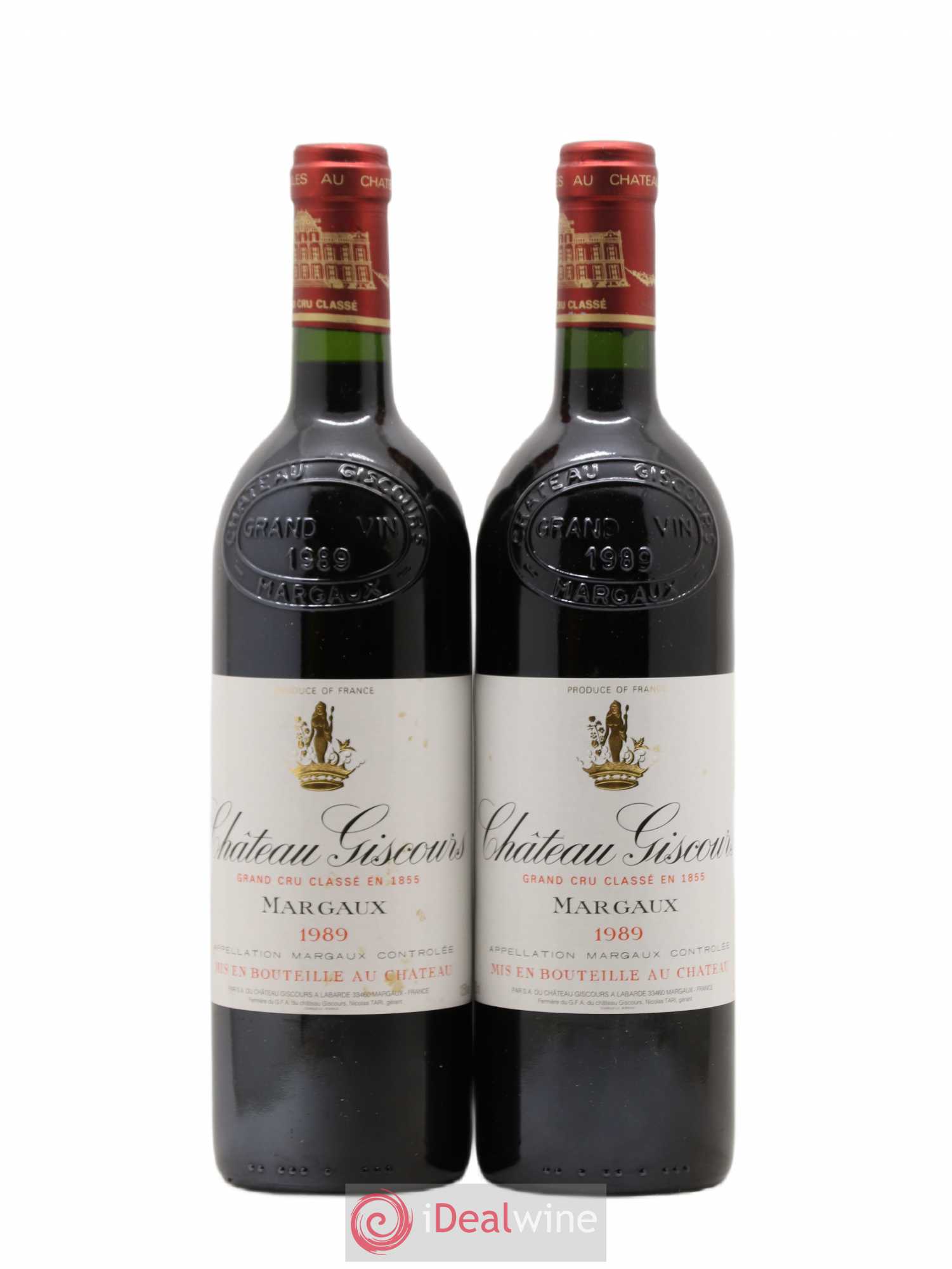 Château Giscours 3ème Grand Cru Classé 1989 - Lot de 2 bouteilles - 0