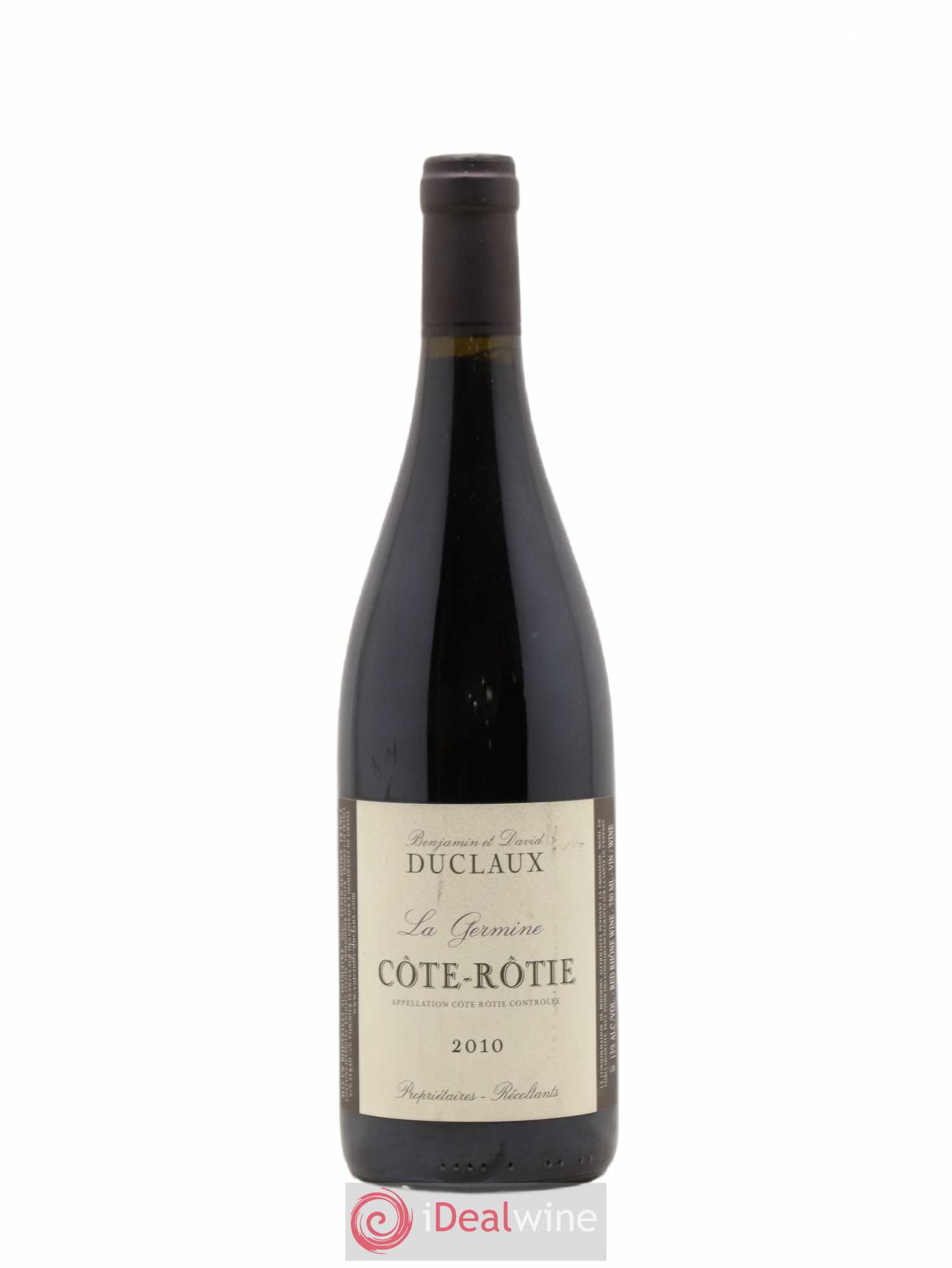 Côte-Rôtie La Germine Domaine Duclaux 2010 - Lot de 1 bouteille - 0