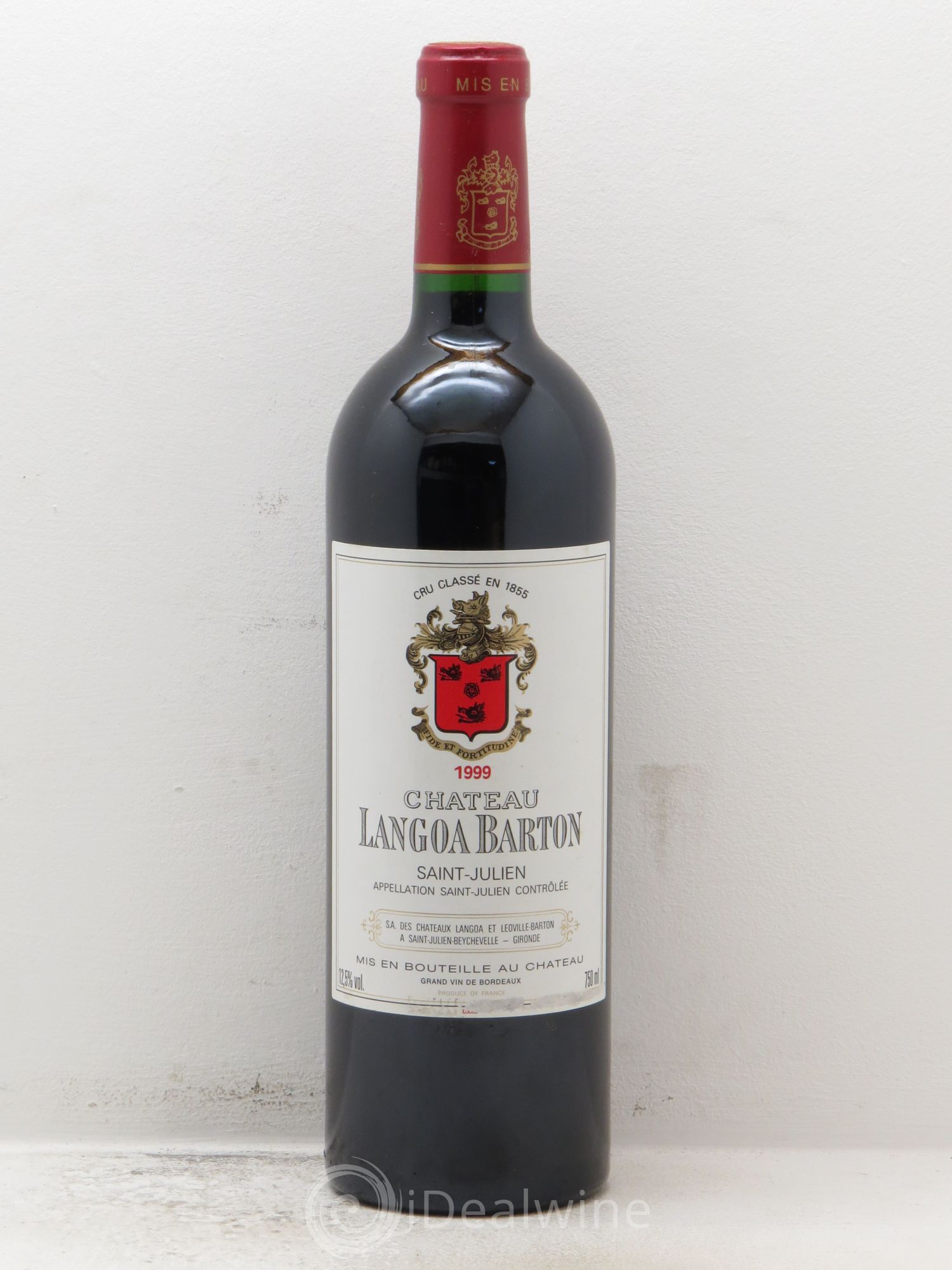 Château Langoa Barton 3ème Grand Cru Classé 1999 - Lot de 1 bouteille - 0