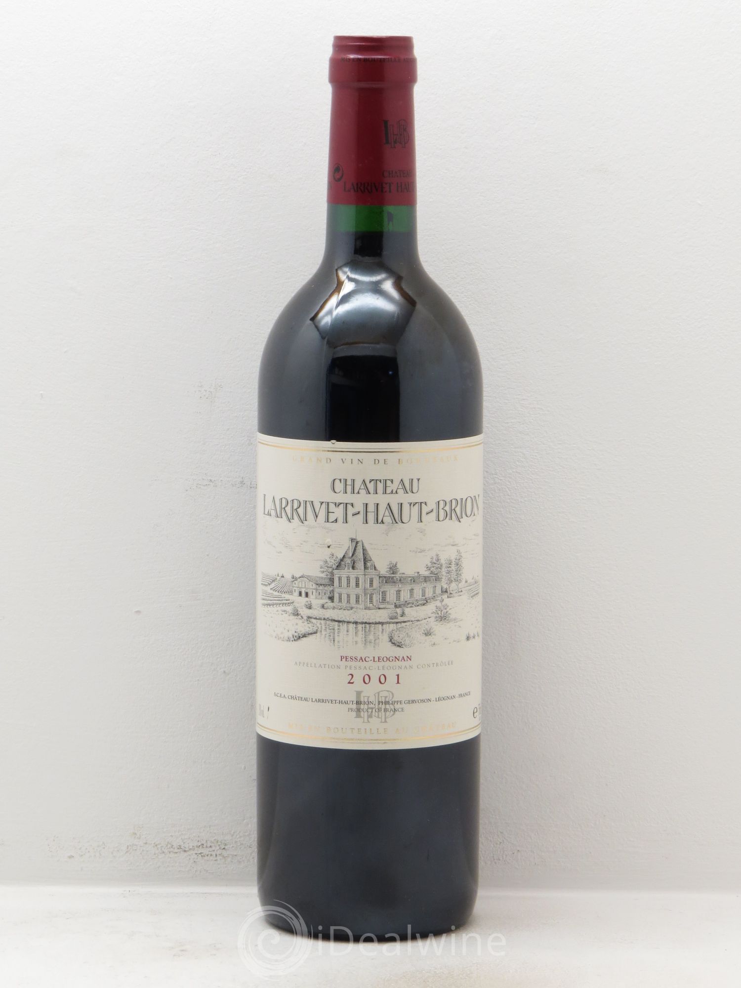 Château Larrivet Haut-Brion 2001 - Lot de 1 bouteille - 0