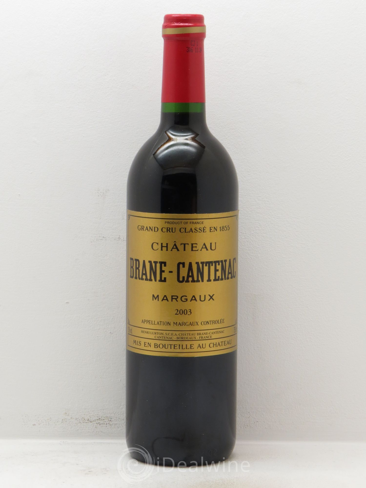 Château Brane Cantenac 2ème Grand Cru Classé 2003 - Lot de 1 bouteille - 0