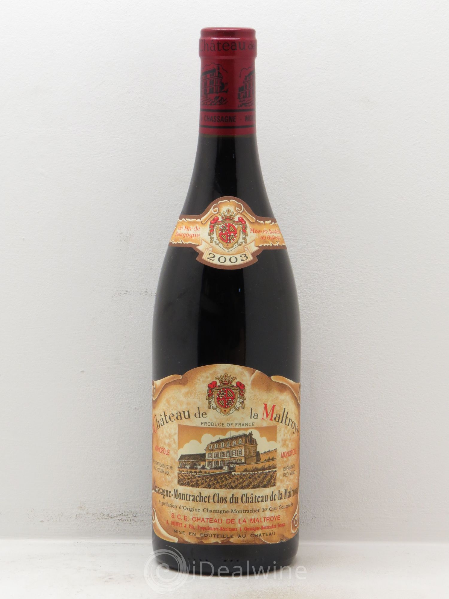 Chassagne-Montrachet 1er Cru 2003 - Lot de 1 bouteille - 0