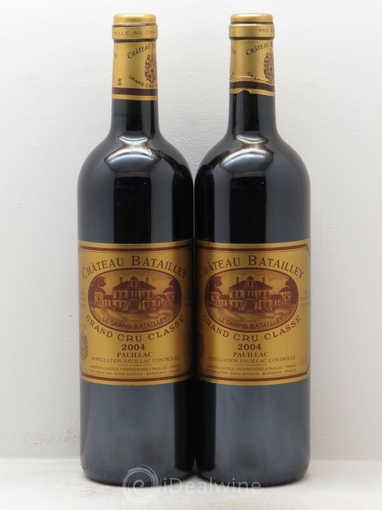Château Batailley 5ème Grand Cru Classé 2004 - Lot de 2 bouteilles - 0