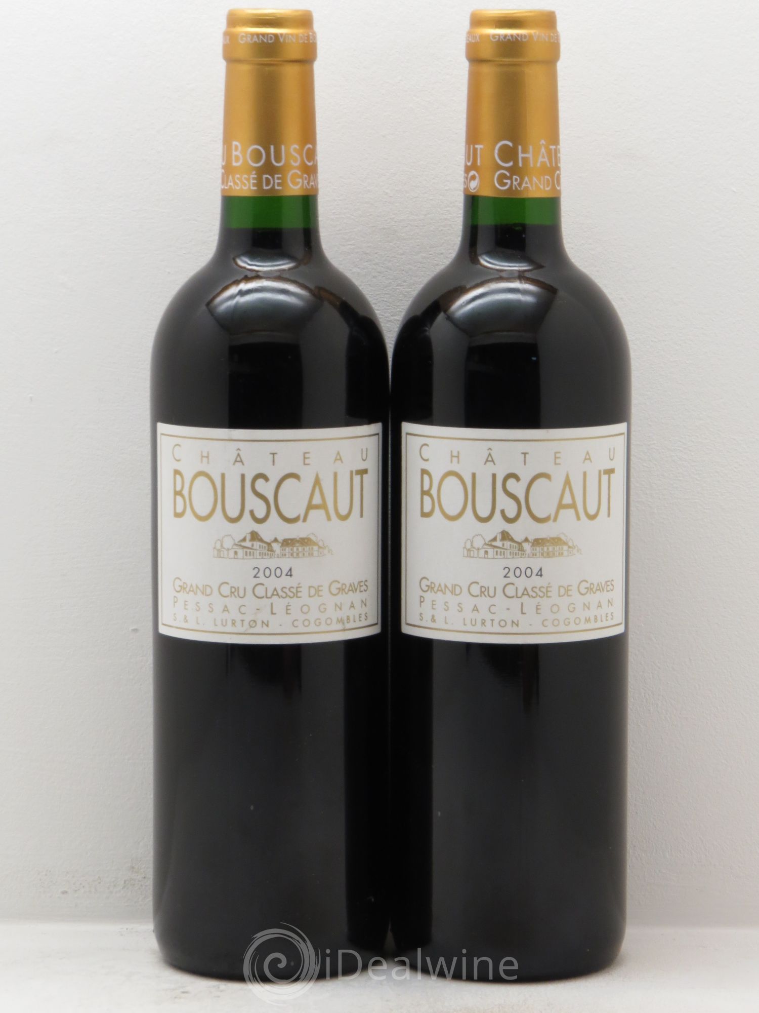 Château Bouscaut Cru Classé de Graves 2004 - Lot de 2 bouteilles - 0
