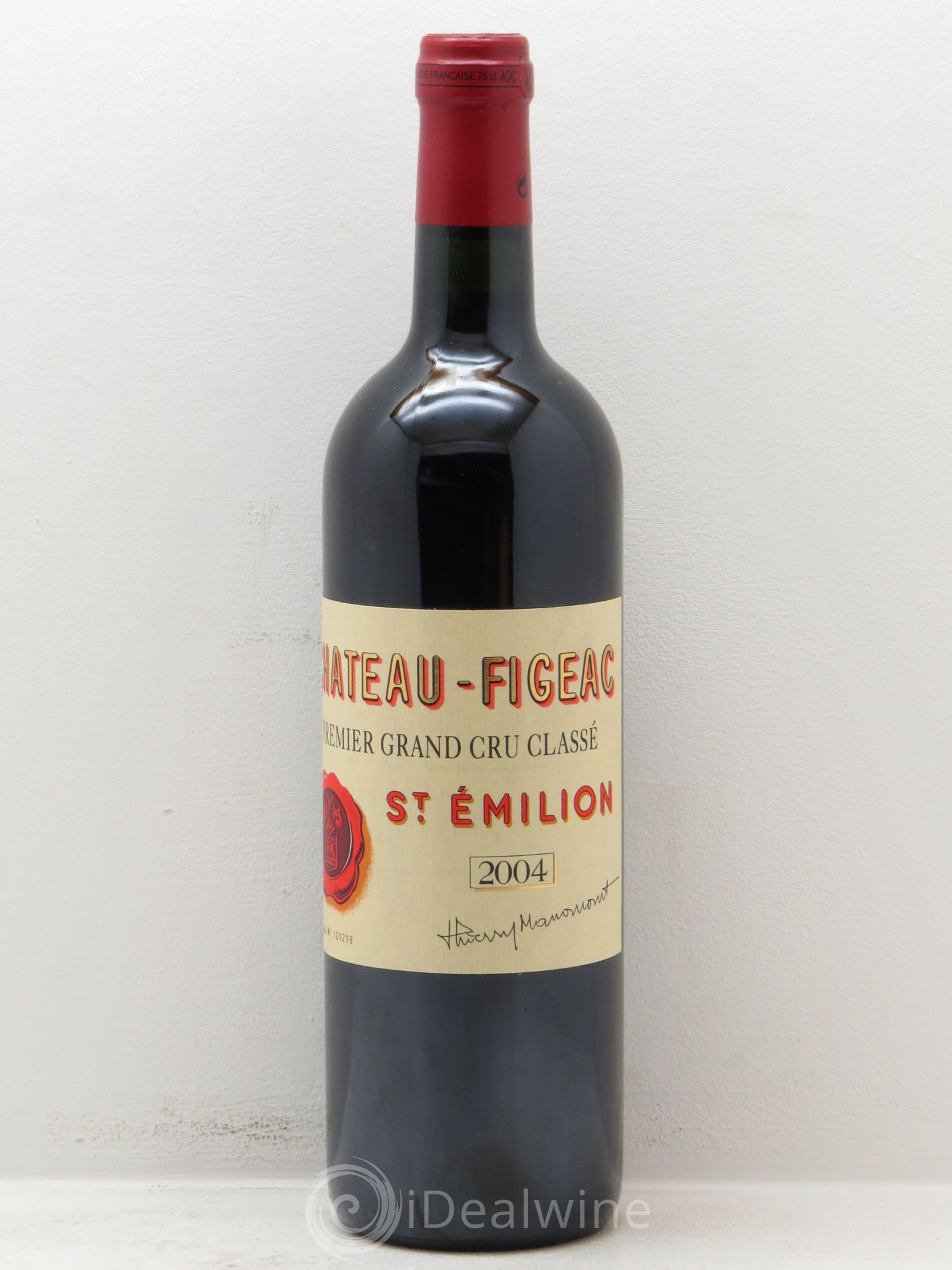 Château Figeac 1er Grand Cru Classé A 2004 - Lot de 1 bouteille - 0