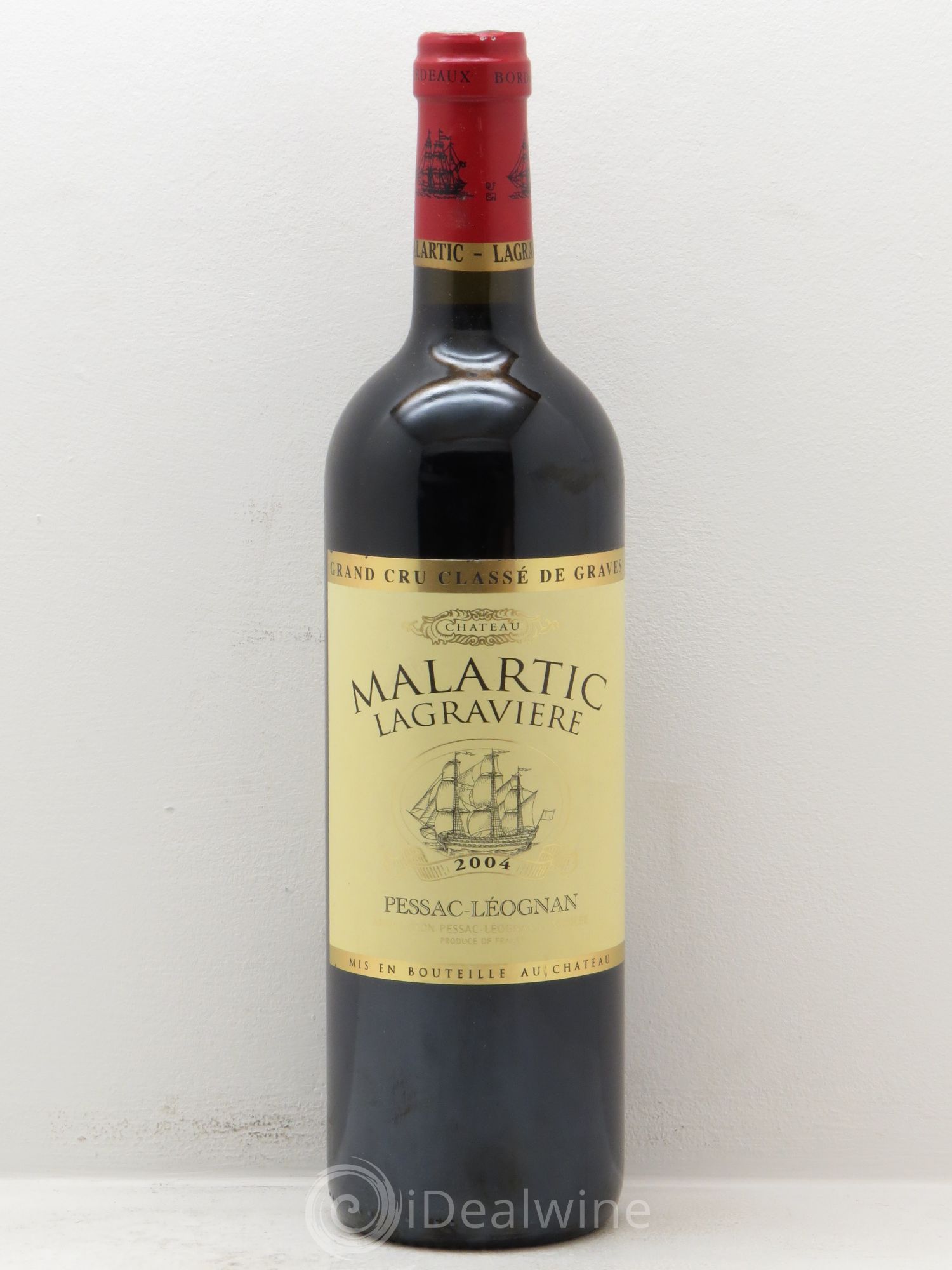 Château Malartic-Lagravière Cru Classé de Graves 2004 - Lot de 1 bouteille - 0