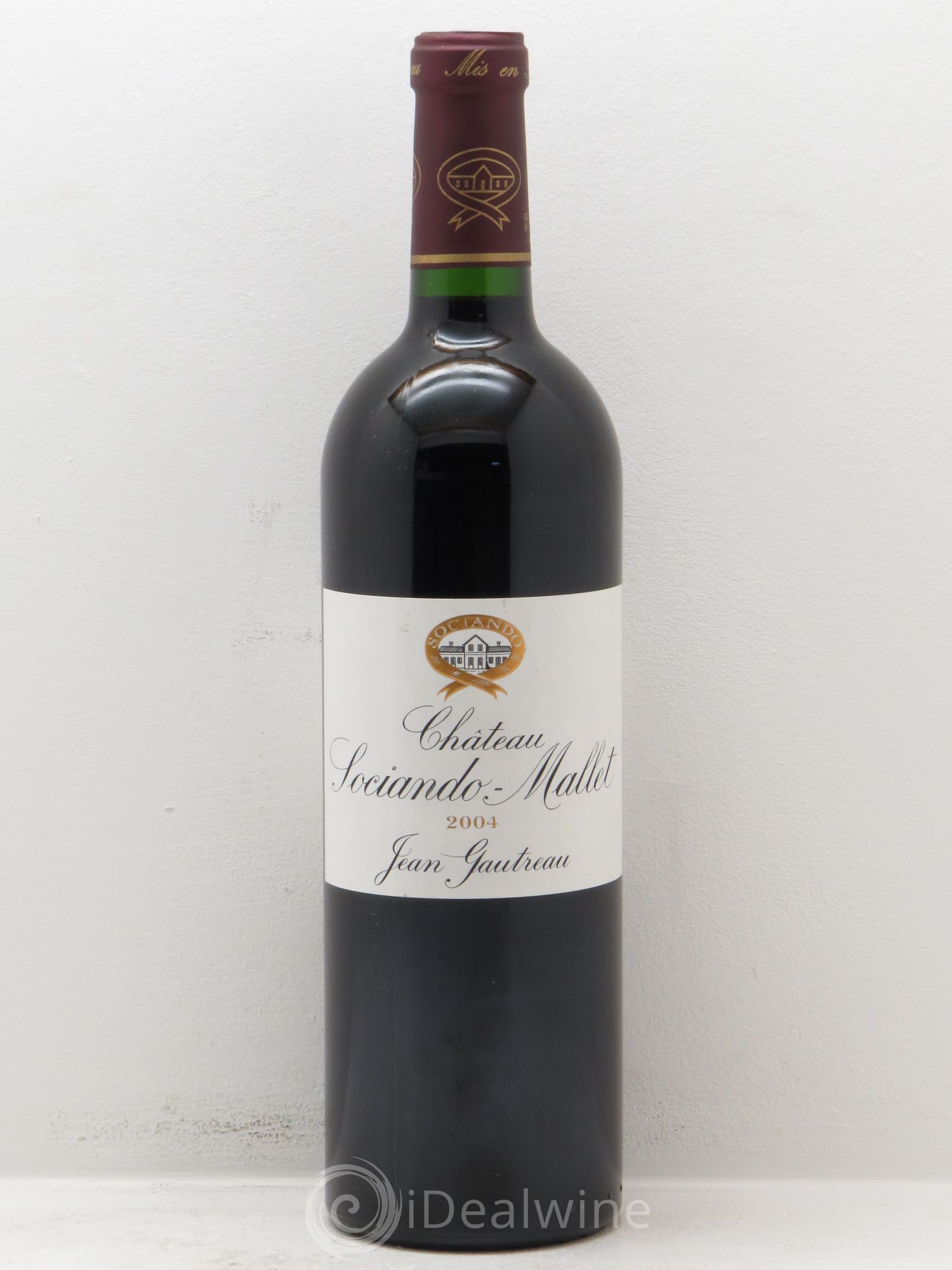Château Sociando Mallet 2004 - Lot de 1 bouteille - 0